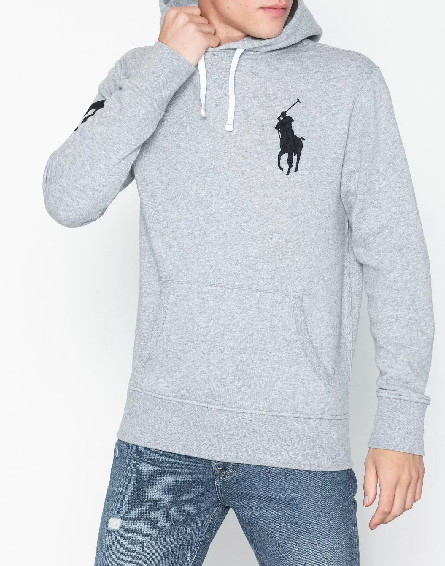 Polo Ralph Lauren Big & Tall Big Pony Long Sleeve Hoodie T-Shirt