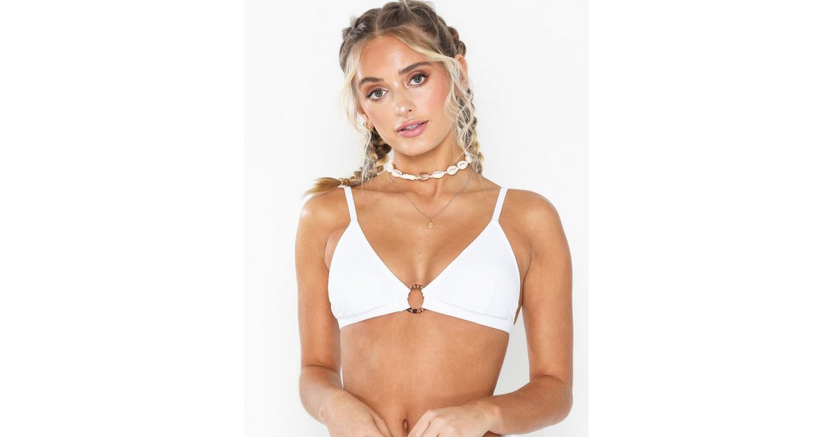 Buy Nelly How Thoughtful Bikini Top White