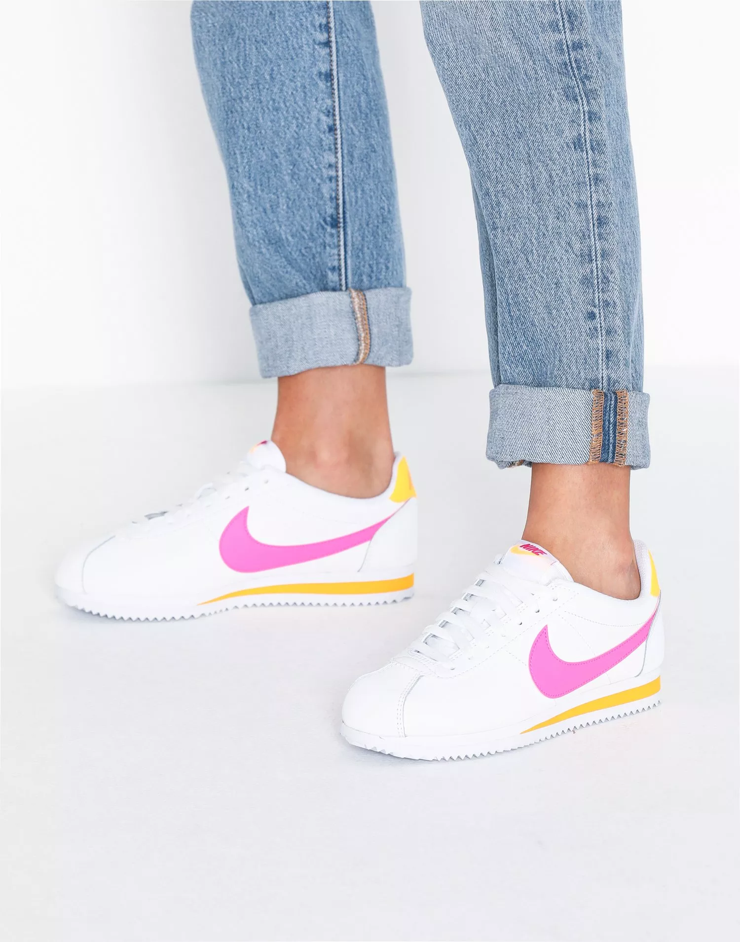 Pink and cheap yellow cortez