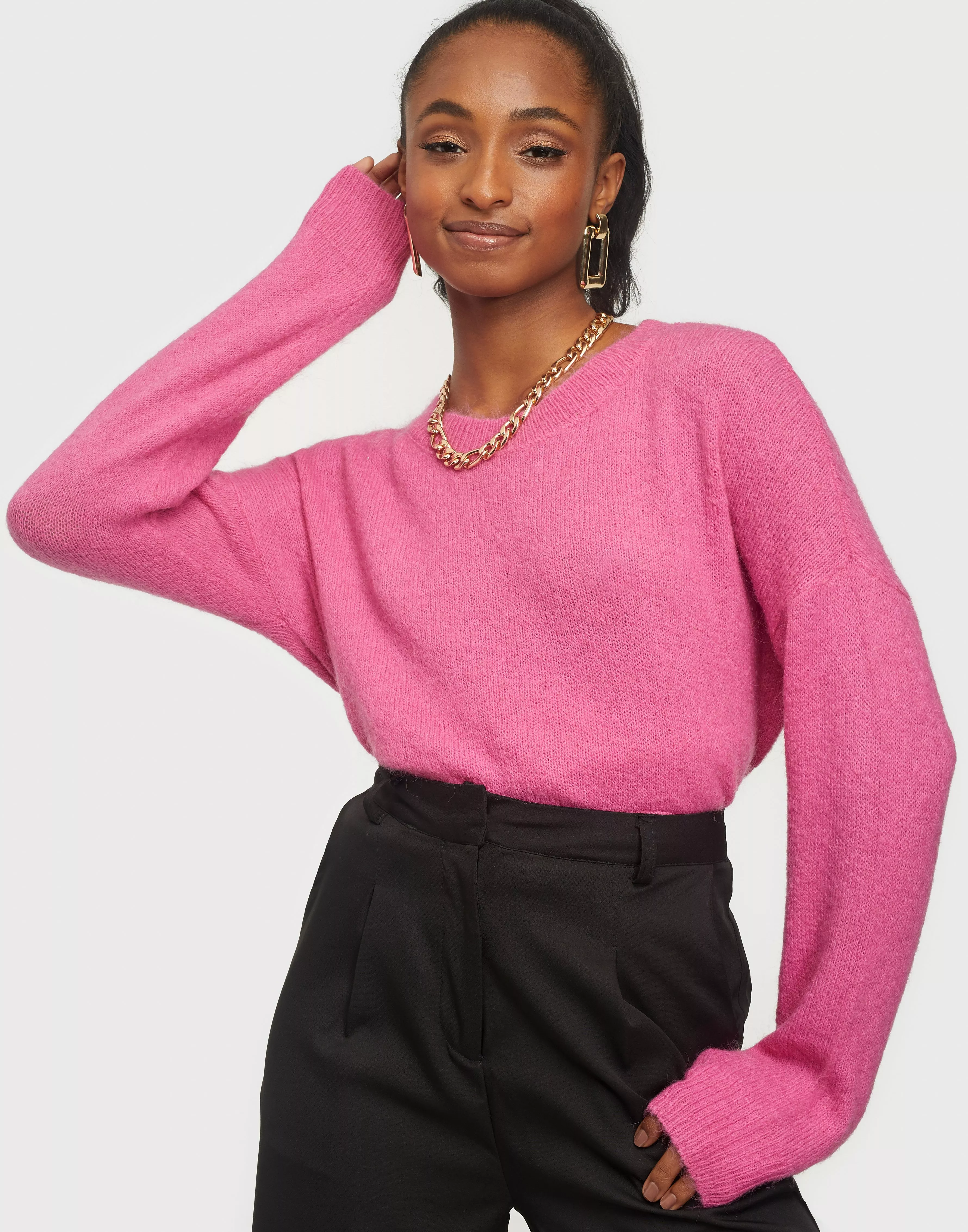 Femme MOSS COPENHAGEN - Buy Pullover Mohair O Cerise