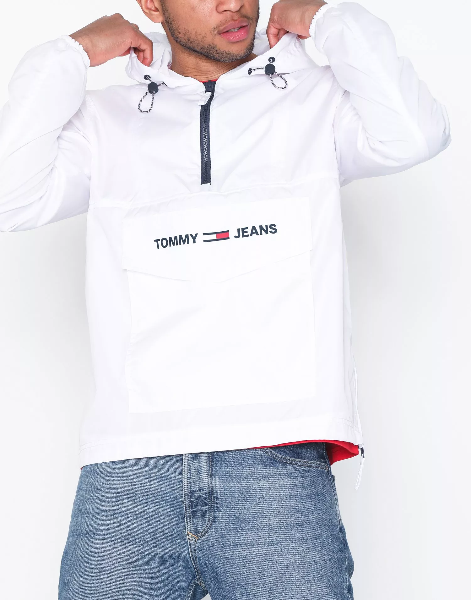 Tommy hilfiger tjm nylon hot sale popover