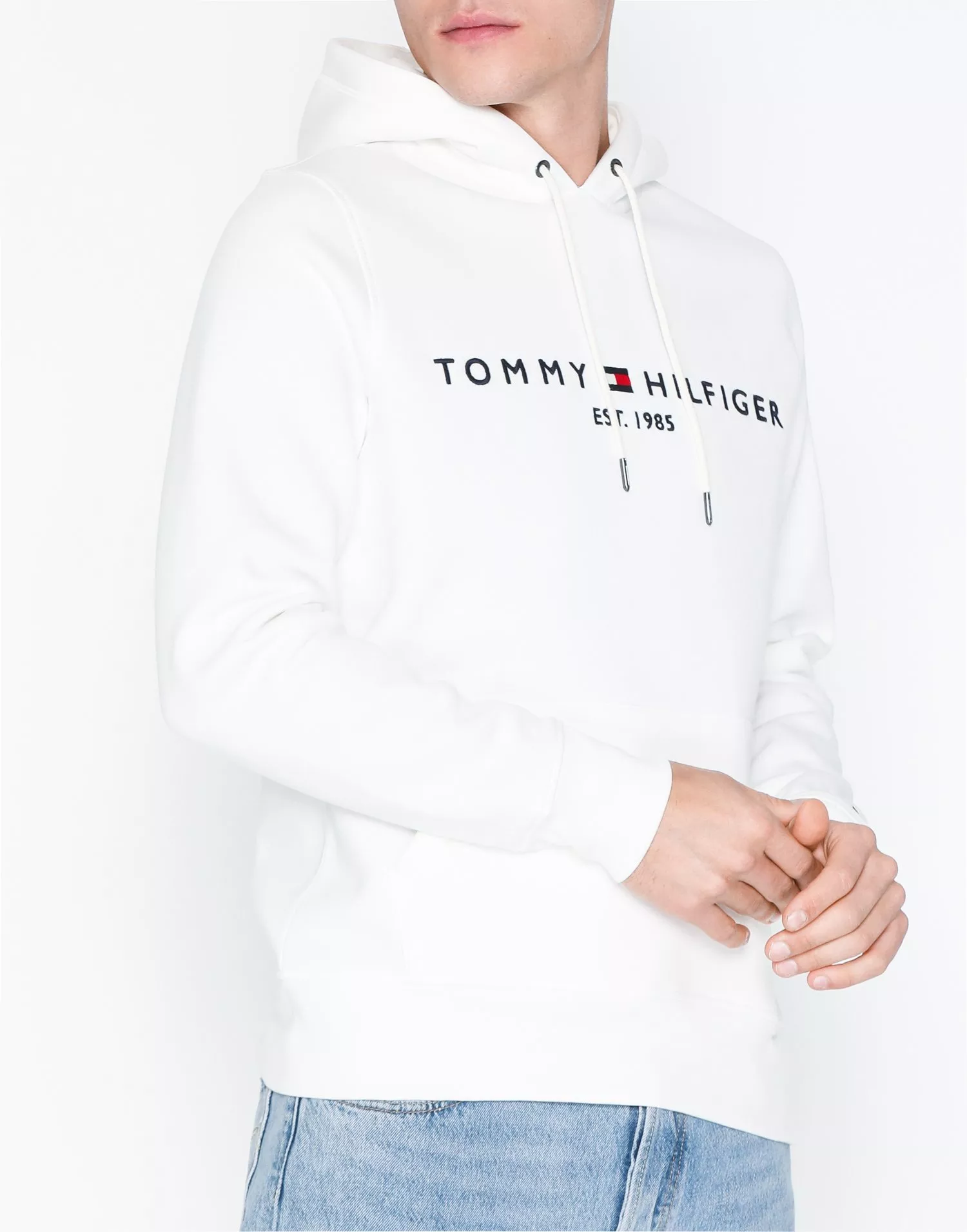 Tommy Hilfiger Men's Embroidered Logo Hoodie - Macy's