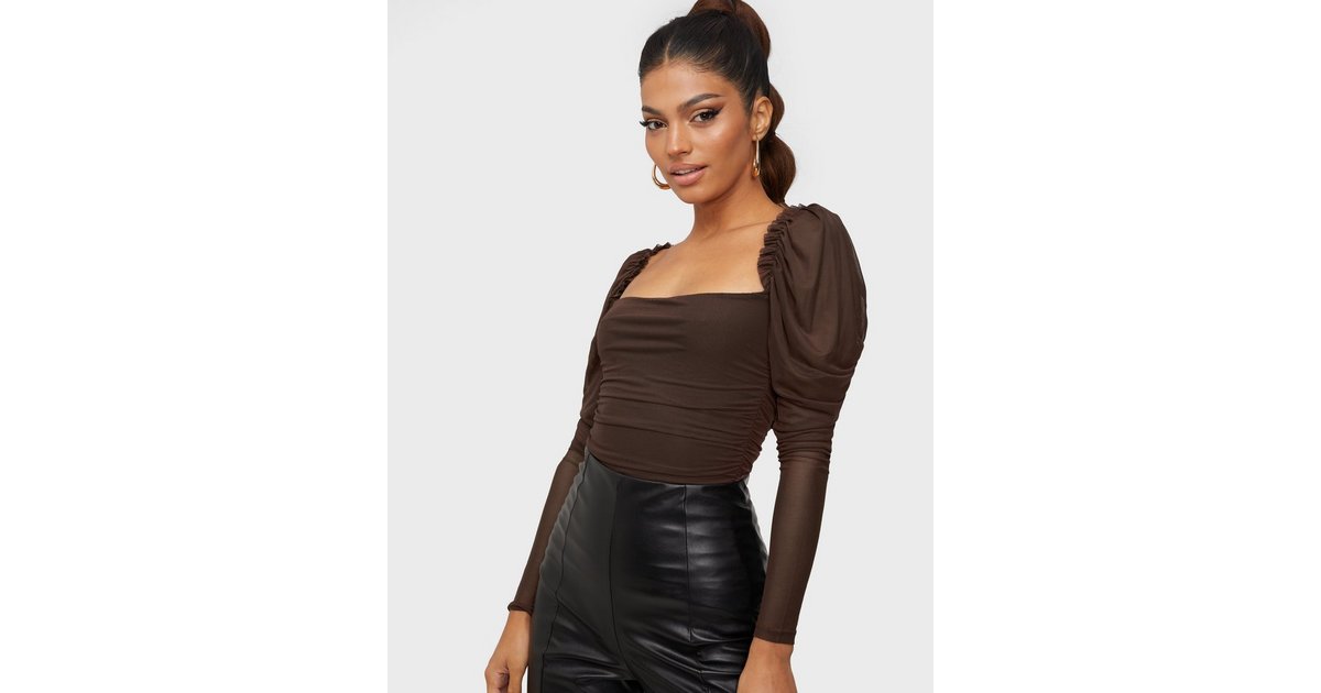 Buy Nelly Mesh Body - Brown