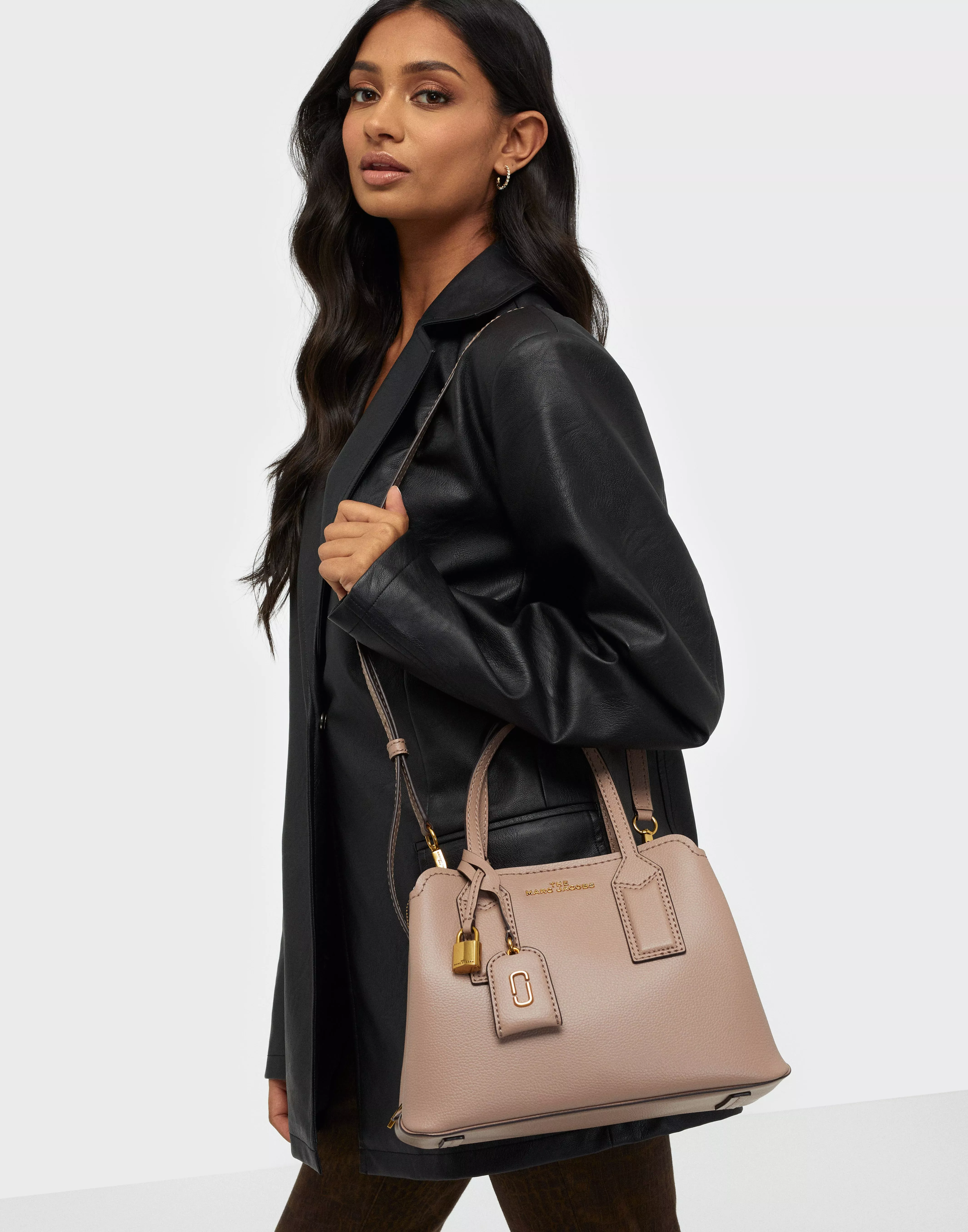 Marc jacobs the shop editor leather satchel