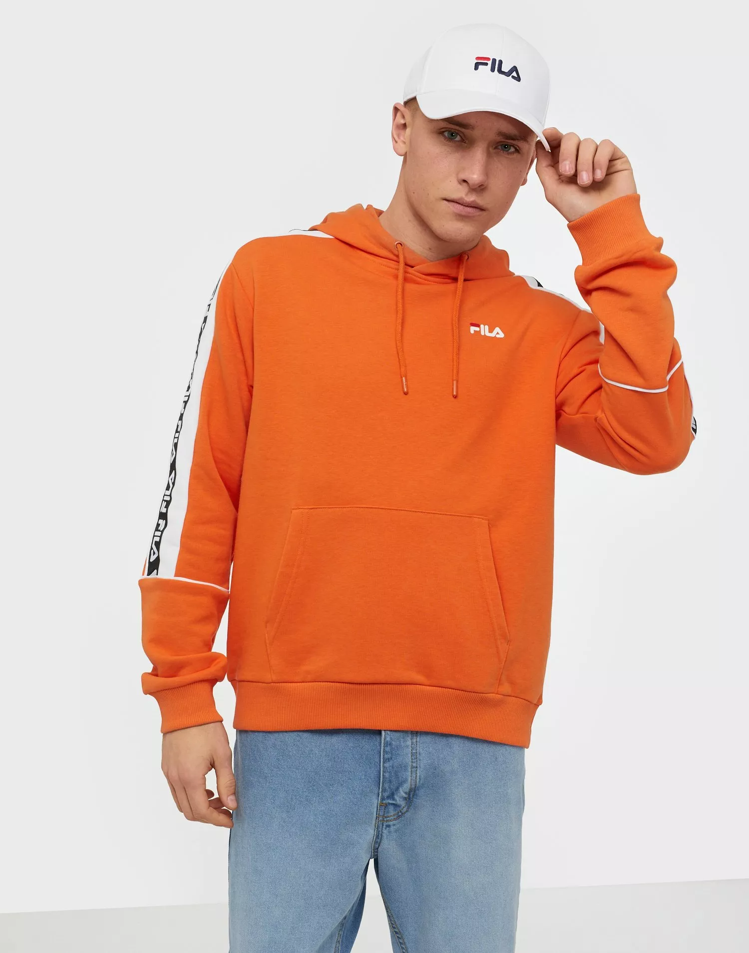 Fila hot sale orange hoodie