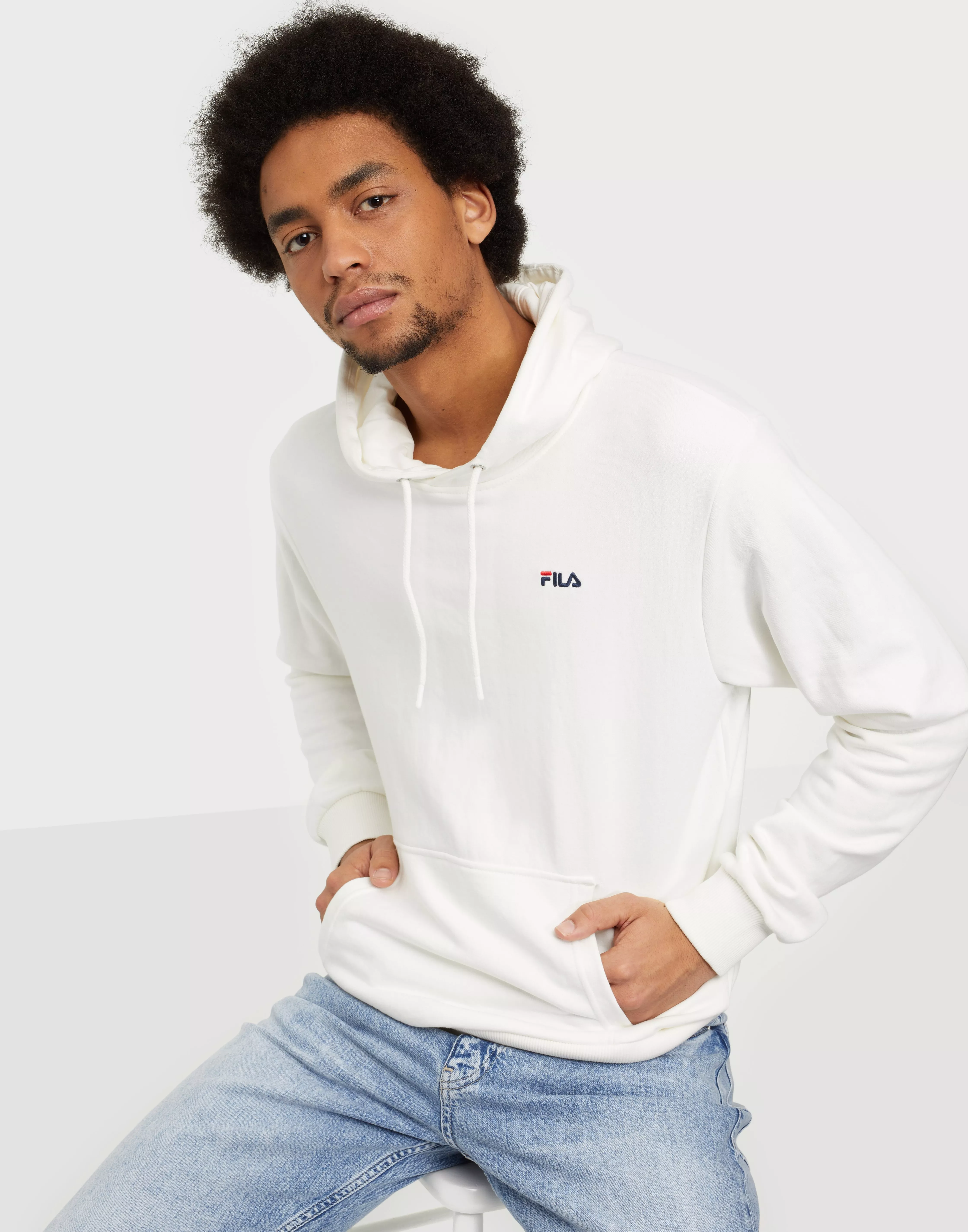 Fila white hoodie clearance mens