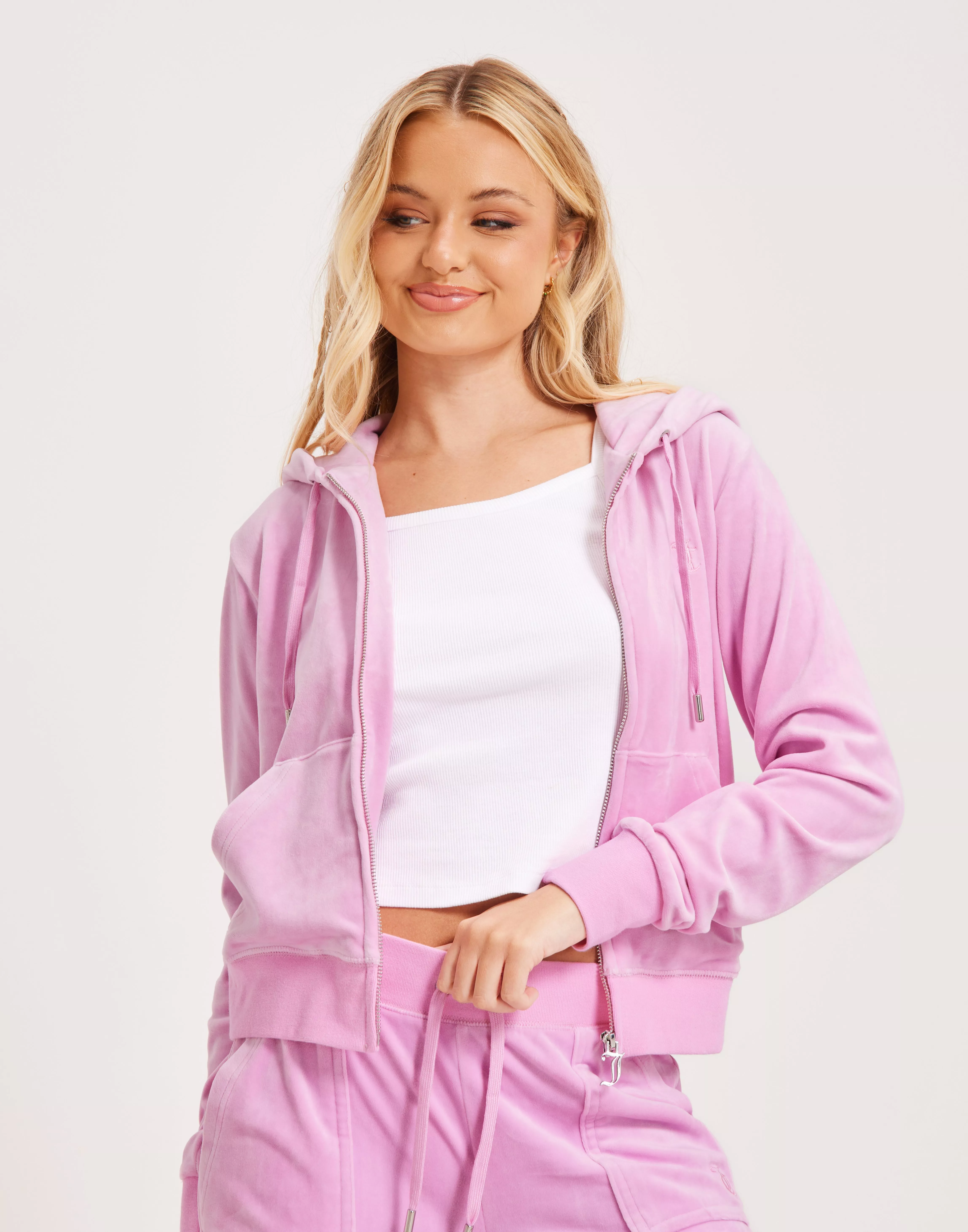 Pink zip cheap up sweater