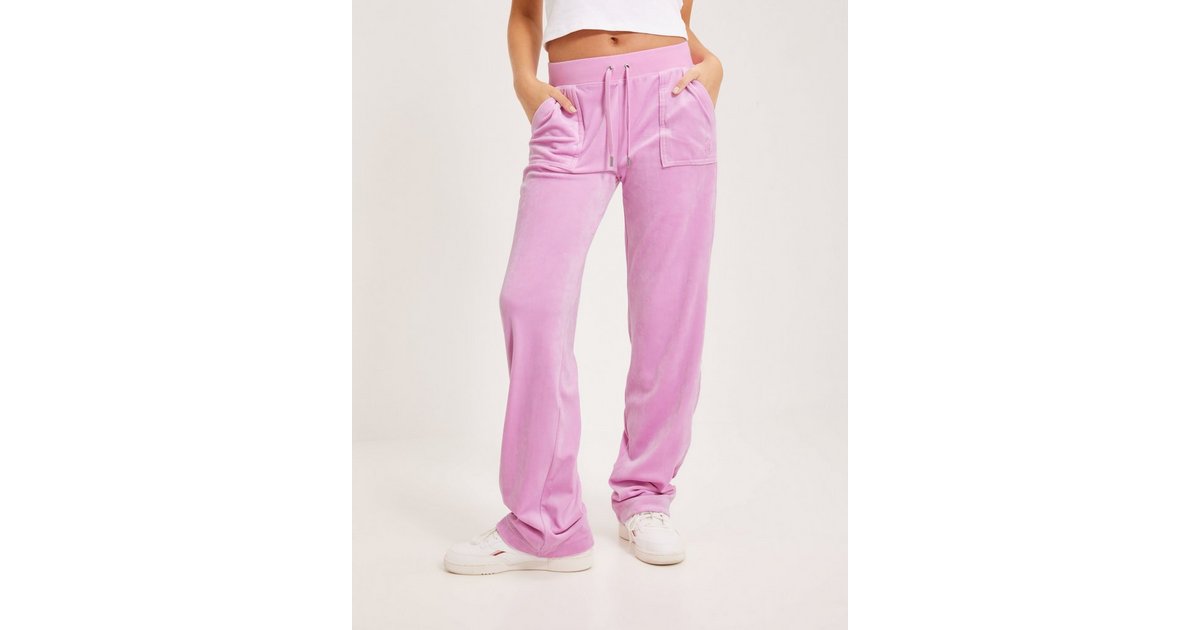 Buy Juicy Couture Del Ray Classic Velour Pant - Sachet Pink | Nelly.com