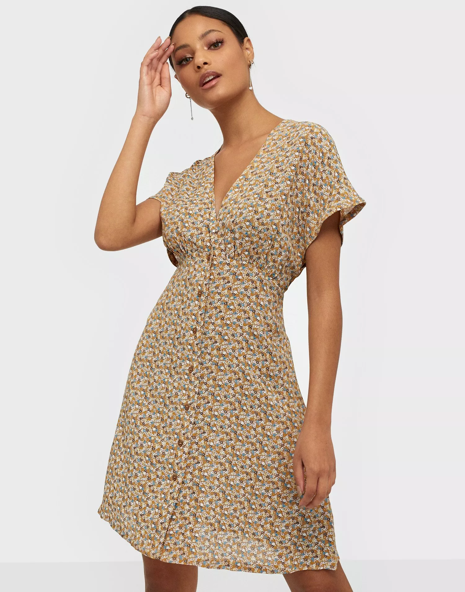 Buy Samsøe Samsøe Valerie short dress aop 10867 - Blossom | Nelly.com