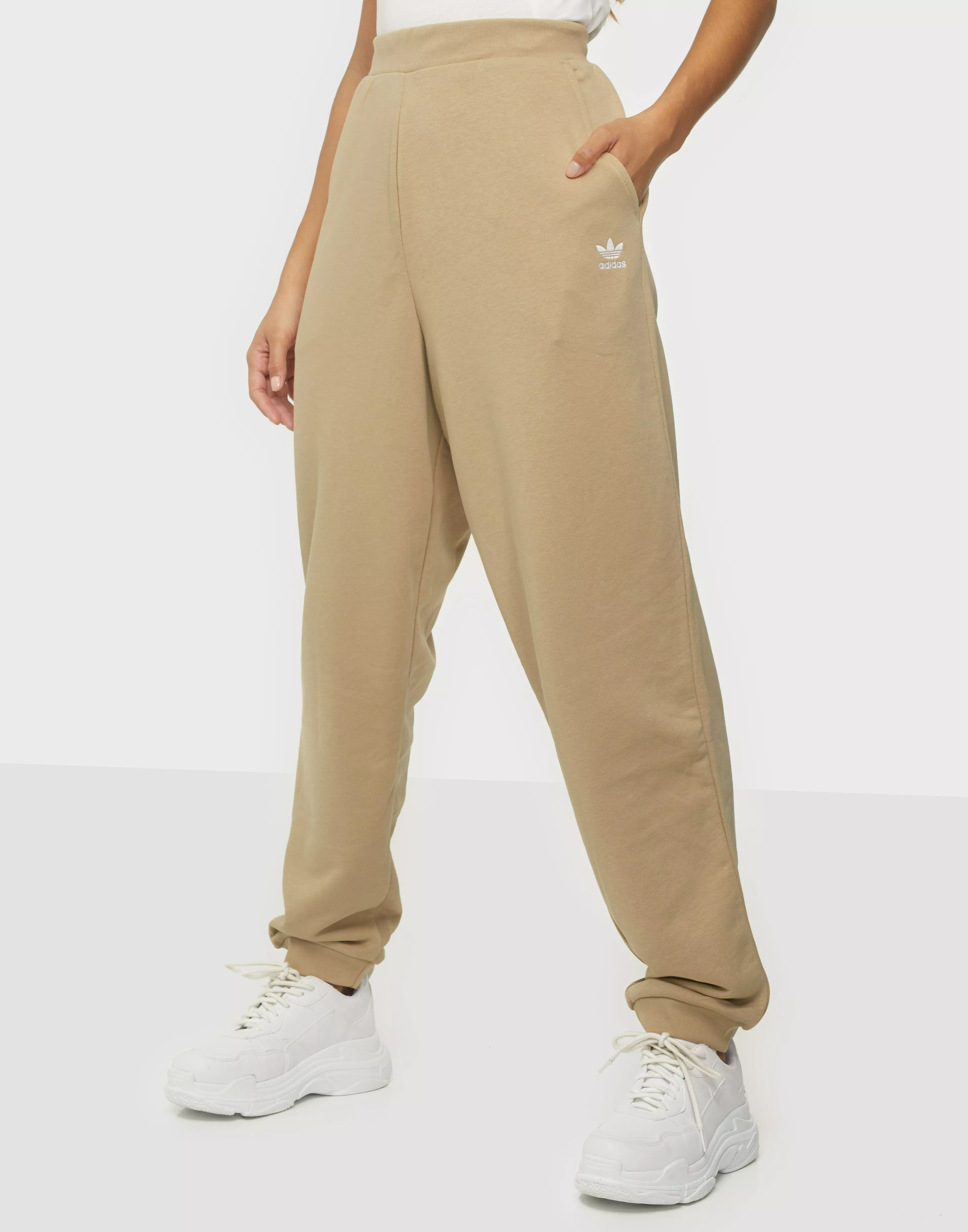 Adidas track cheap pants beige