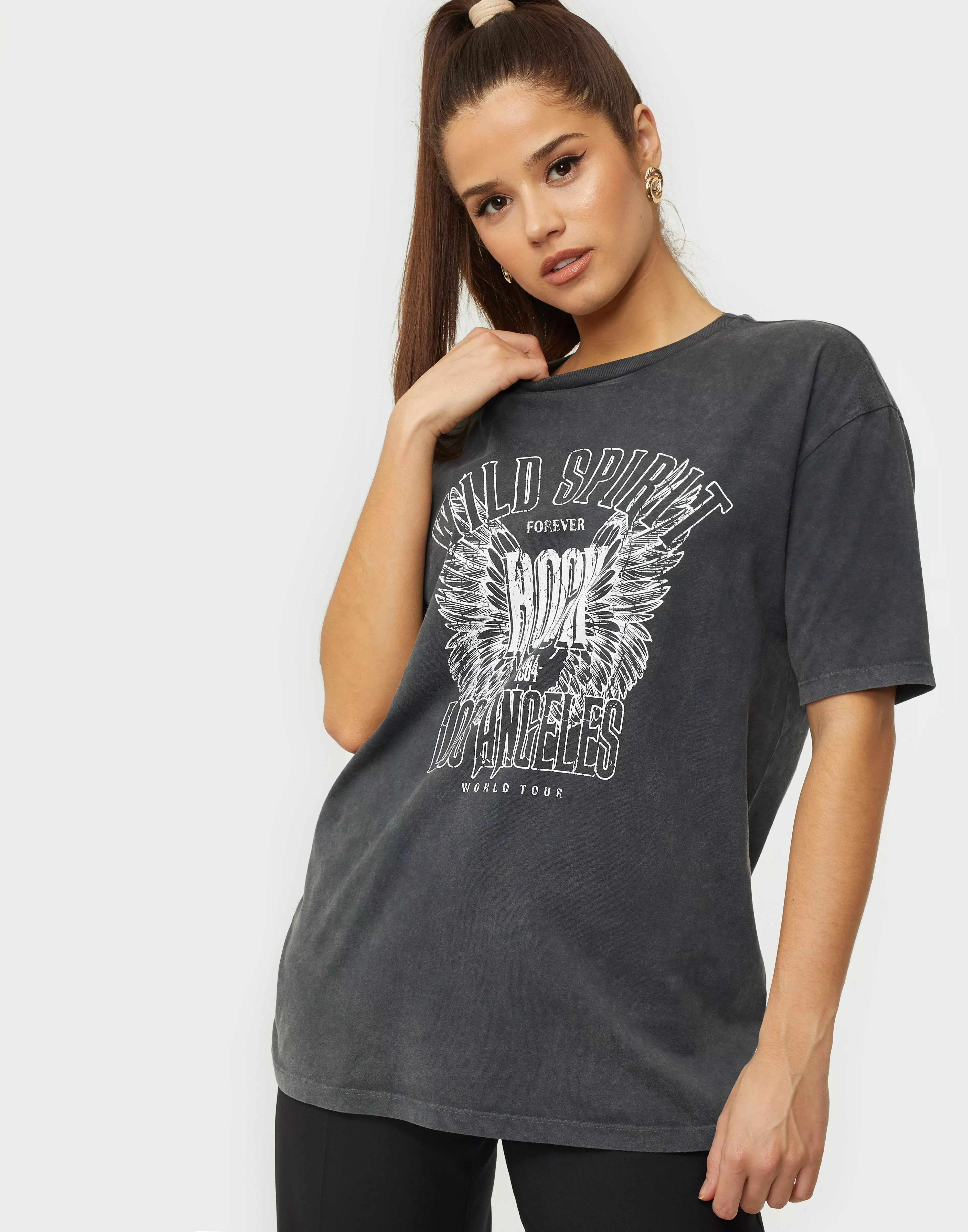 Buy Vero Moda VMFOREVER OVERSIZED PRINT T SHIRT E Black Wild