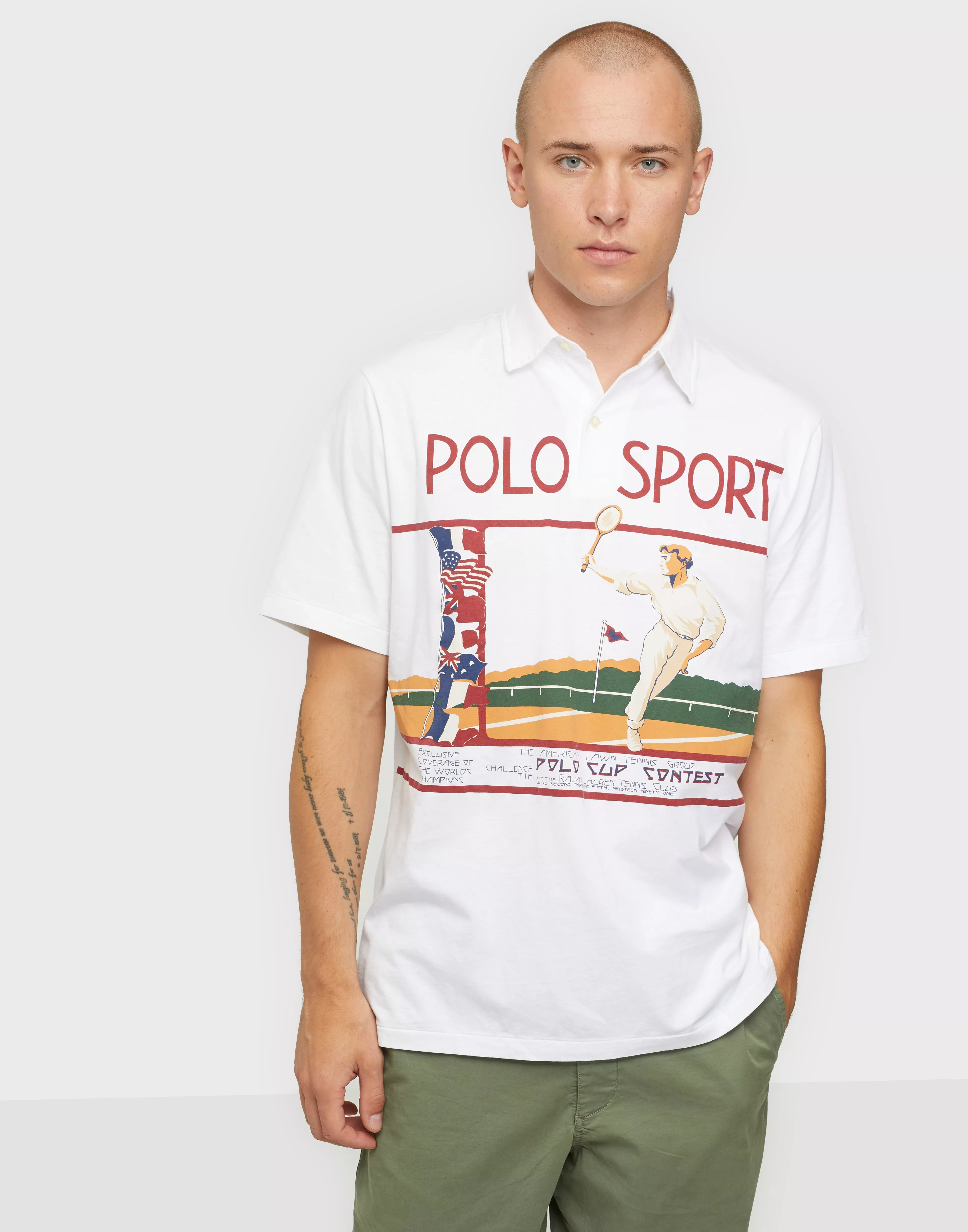 Buy Polo Ralph Lauren SHORT SLEEVE-POLO SHIRT - White