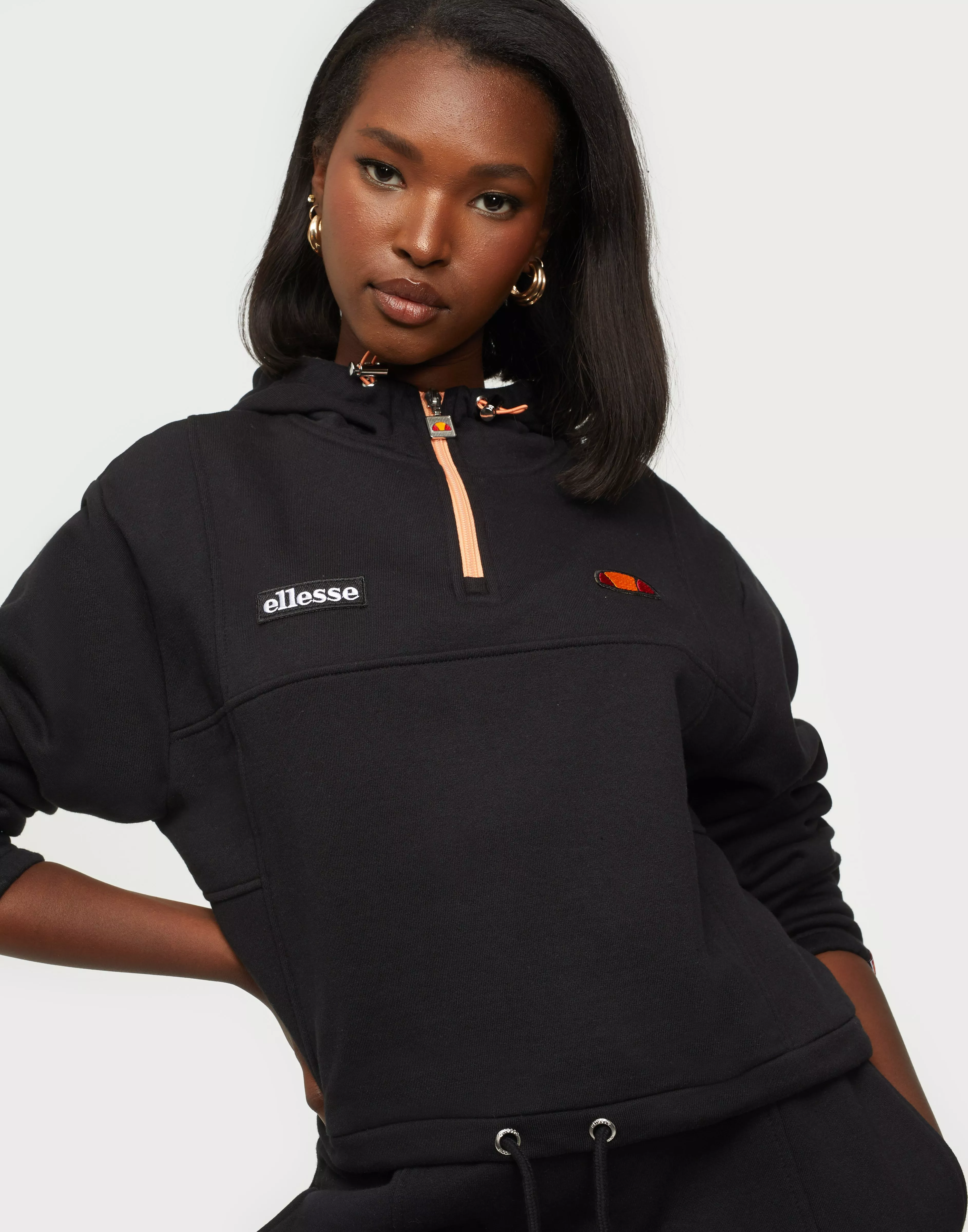 Ellesse half outlet zip hoodie