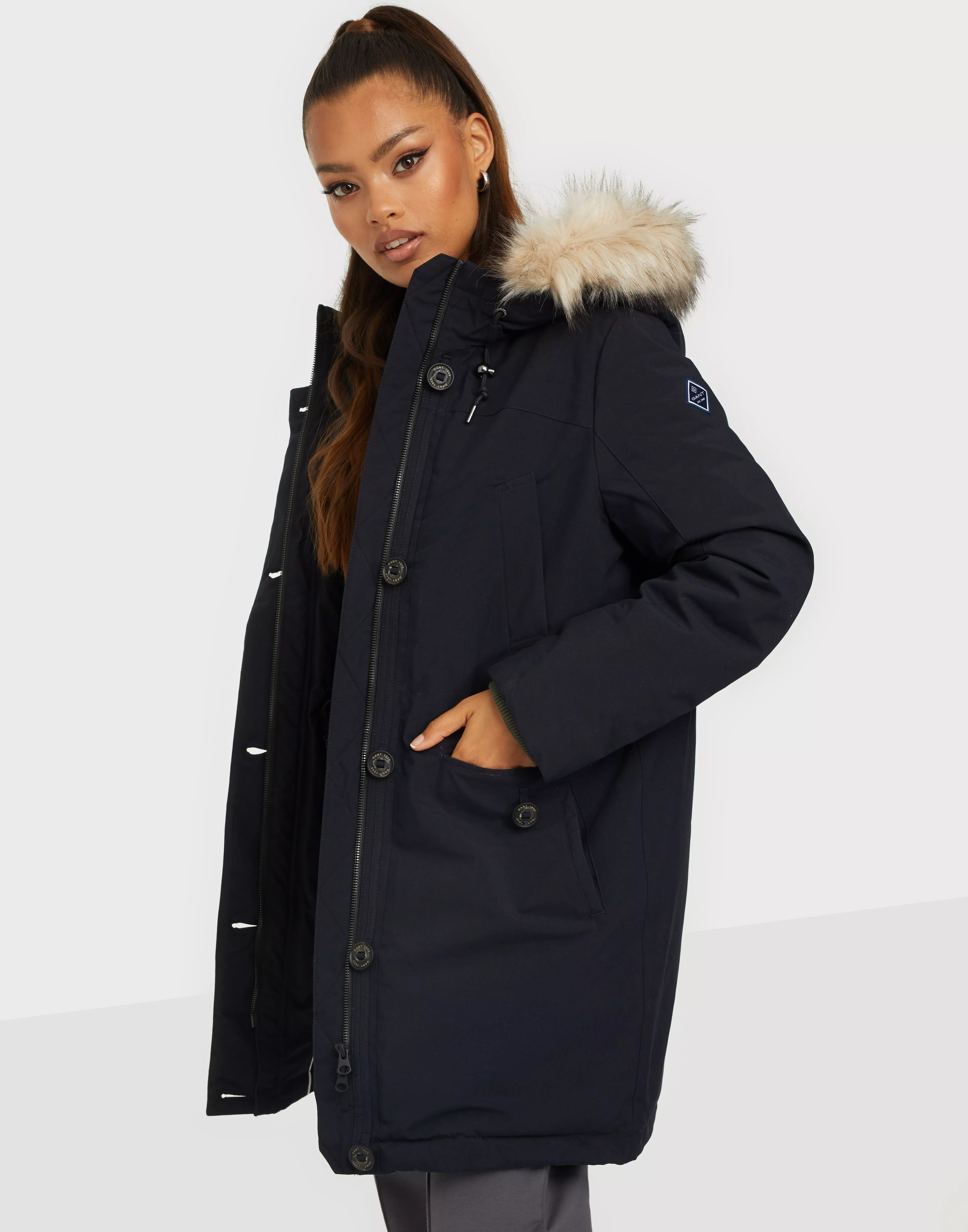 Buy Gant D2. ARCTIC PARKA - Black | Nelly.com