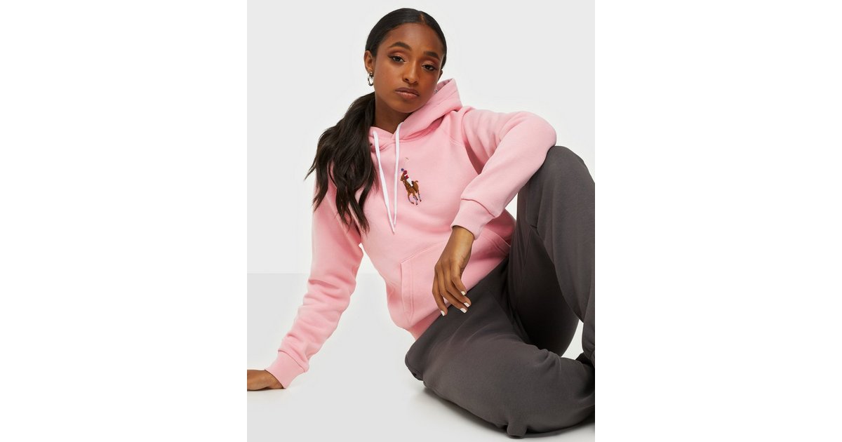 Ralph lauren hoodie on sale pink