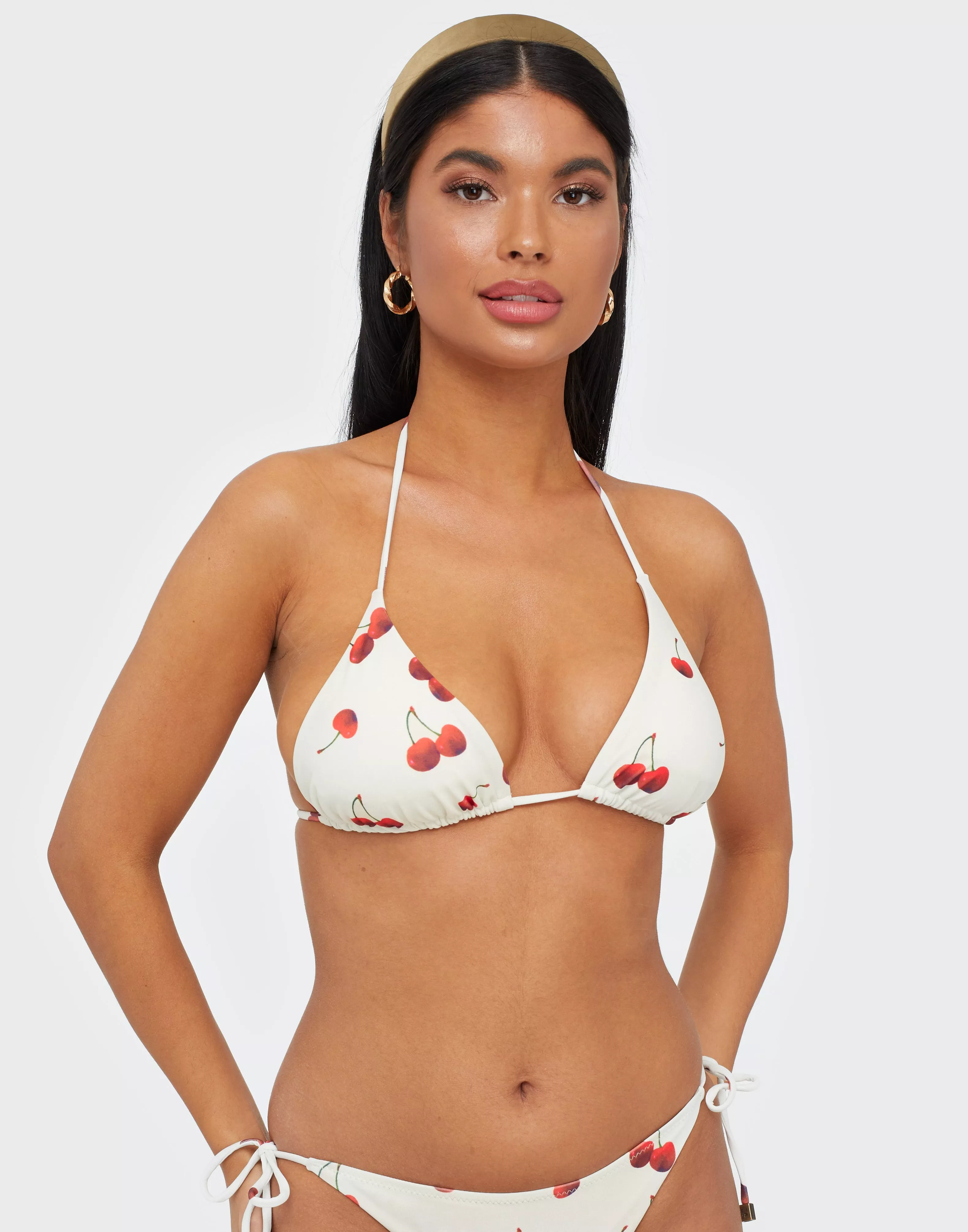 Triangle Top Cherry Bikini