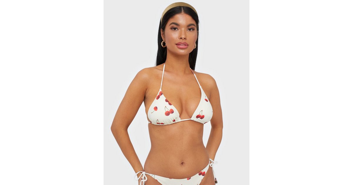 Ky Cherry Triangle Bikini Top – Burdash Bikinis