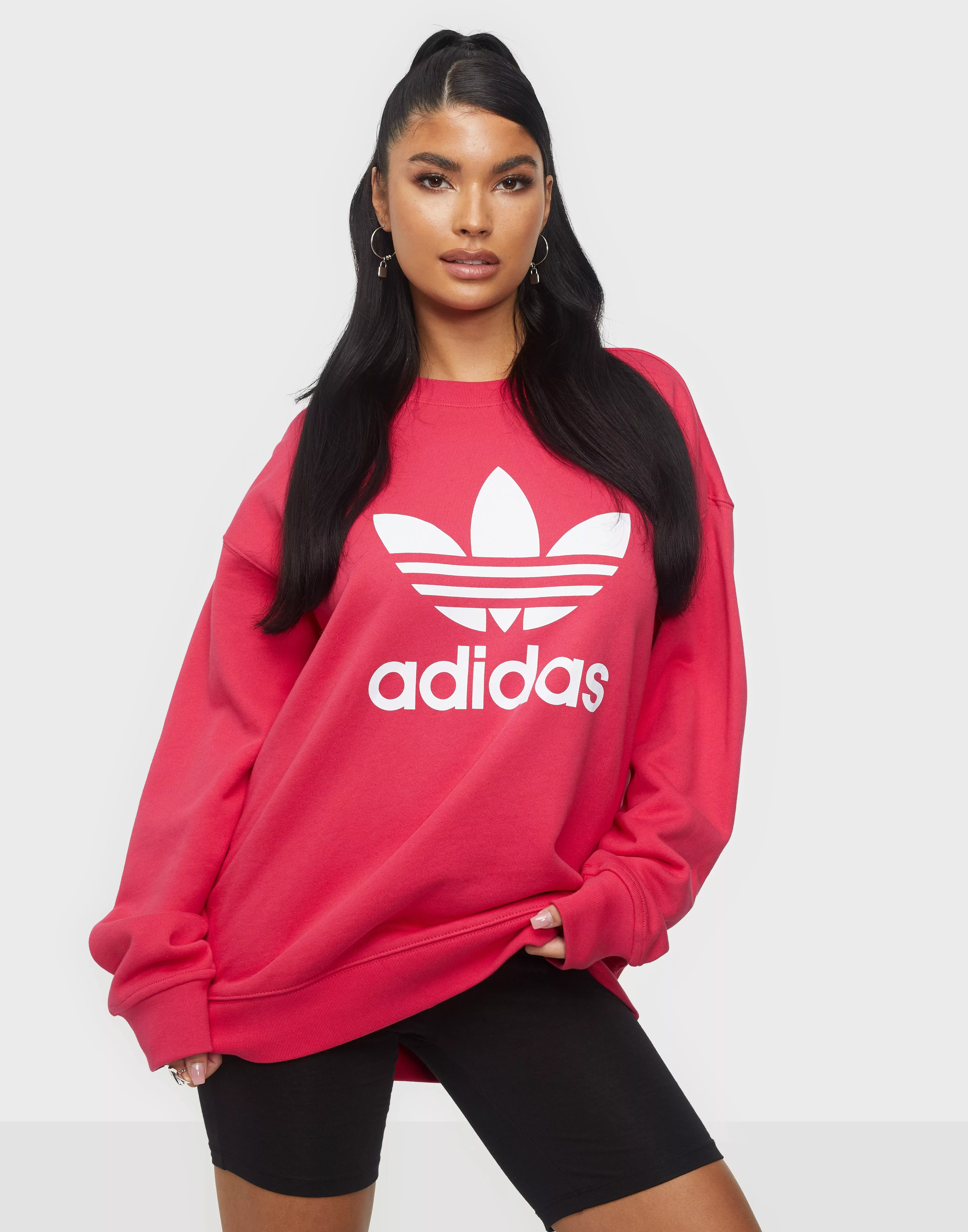 Buy Adidas Originals TRF CREW SWEAT Pink Nelly