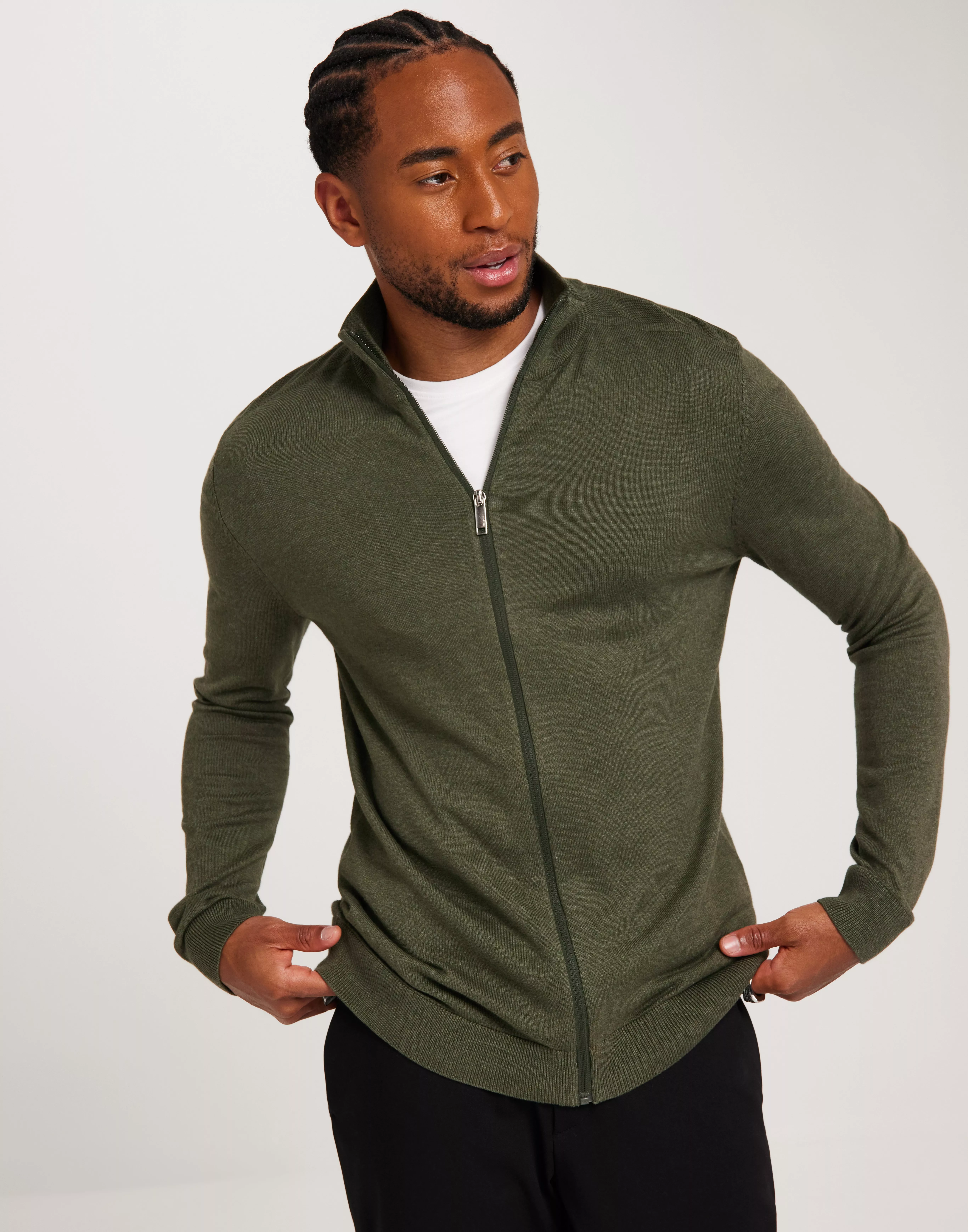 Full zip outlet cardigan