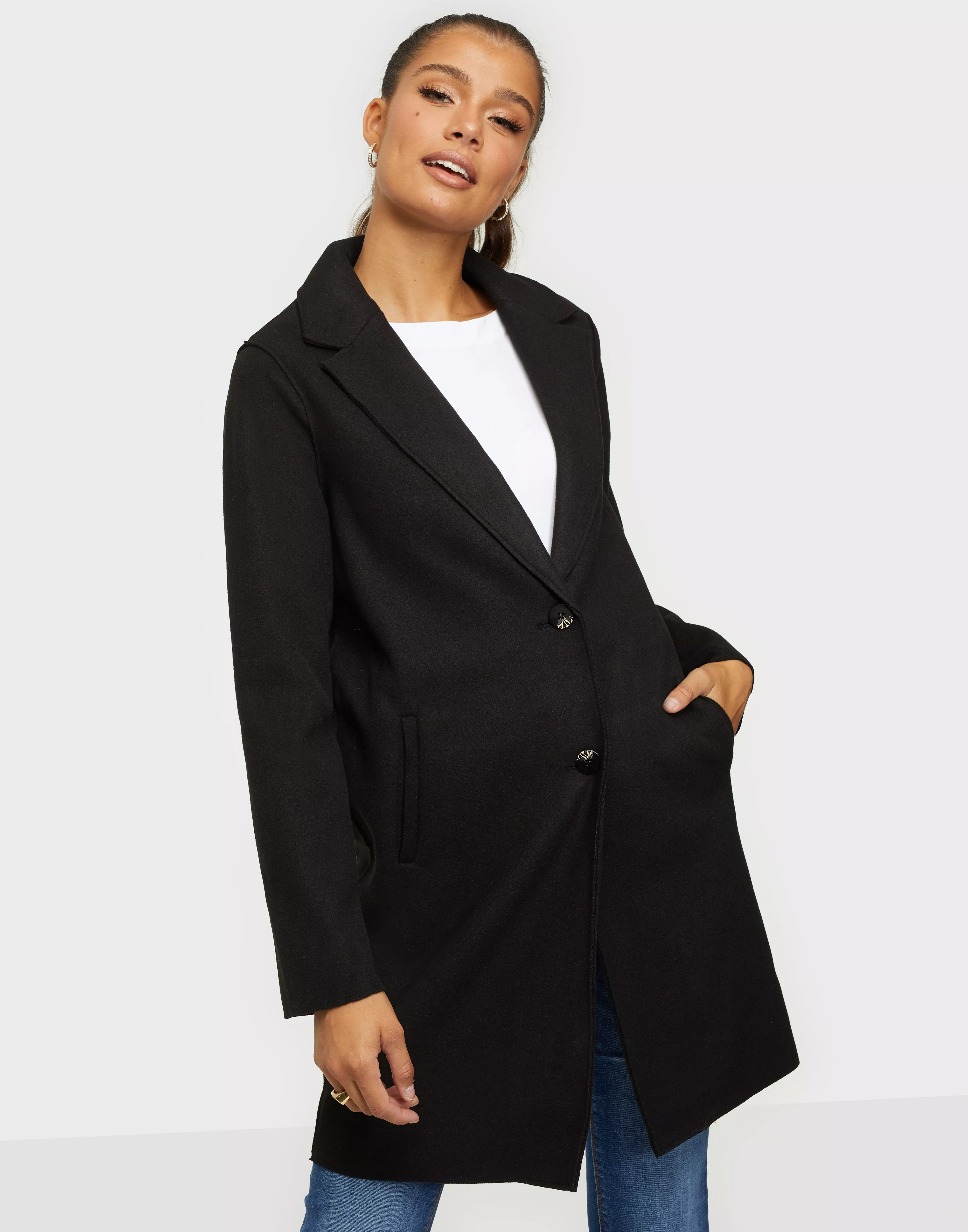 Buy Only ONLCARRIE BONDED COAT OTW NOOS - Black