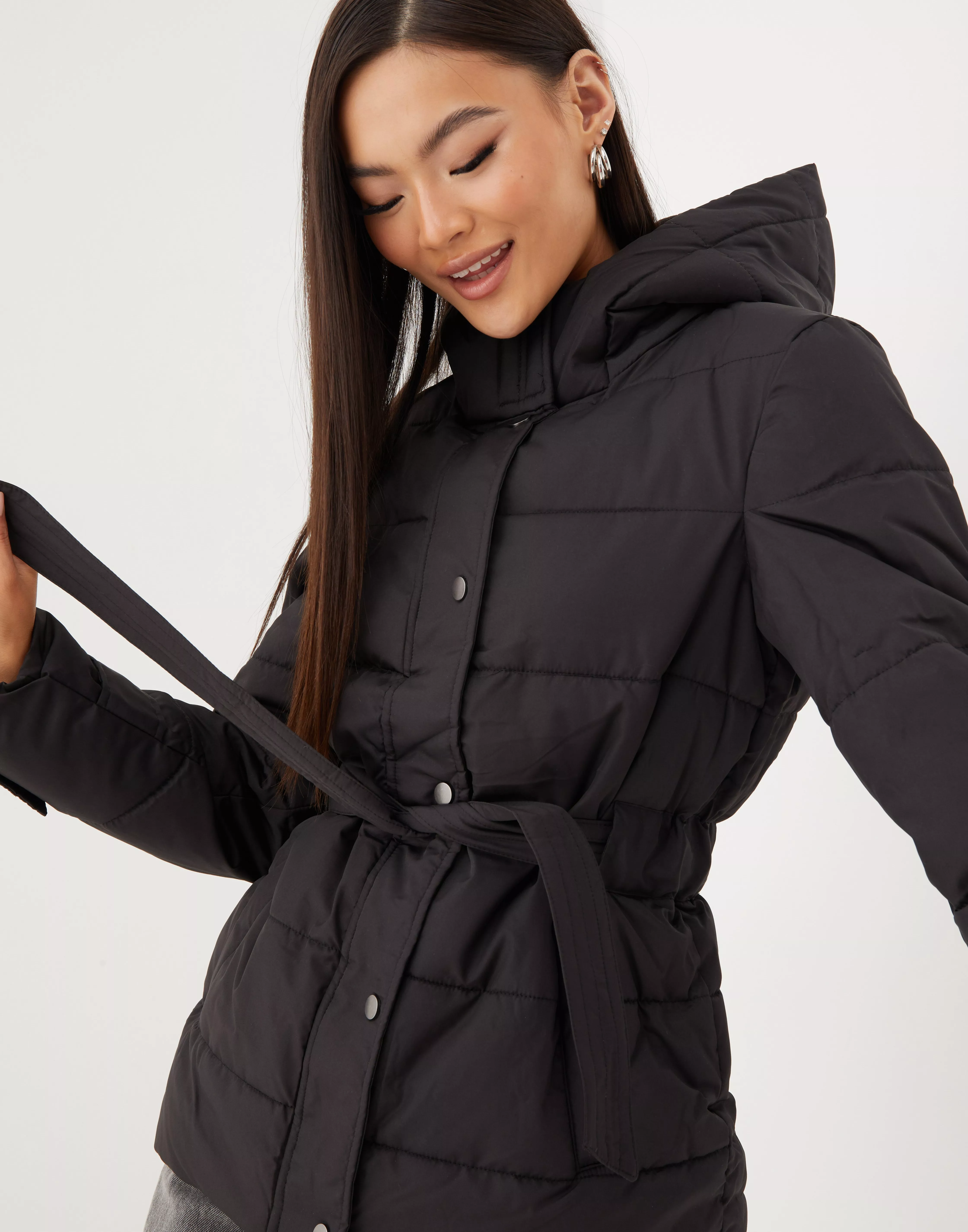 JDY Turbo Short Ladies Padded Jacket-BLACK