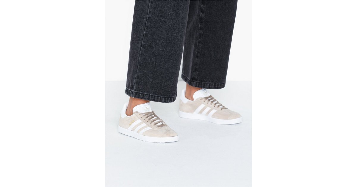 Adidas gazelle dames top beige