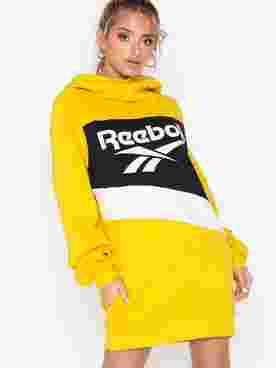 Shop Reebok Classics CL V P Hoodied Dress Cl V P Hoodie Reebok Classics Weiß Pullover Kleidung Damen