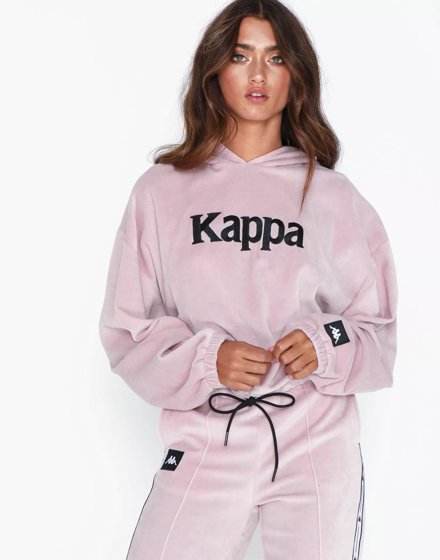 Gå igennem Overdreven slogan Køb KAPPA Sweat crop hood,Auth JPN Belua - Lyserød/Hvid | Nelly.com