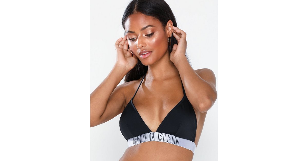 Calvin klein fixed outlet triangle bikini top