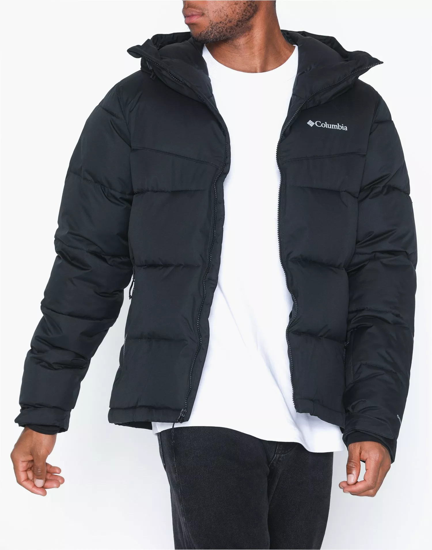 Columbia Plumas Titan Ridge Down Hooded Negro Hombre| Tienda Online de  Columbia