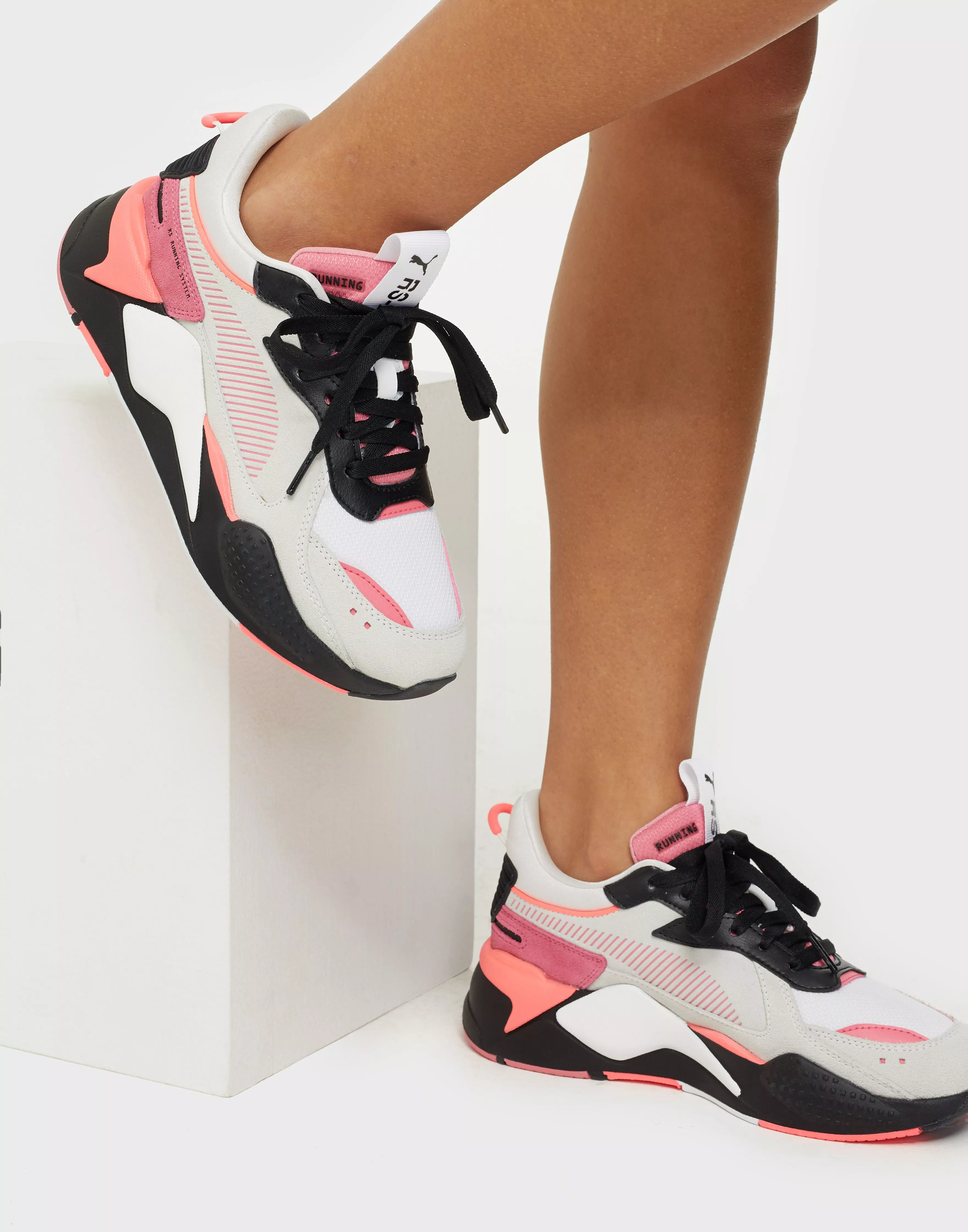 Puma rs x reinvention white clearance pink