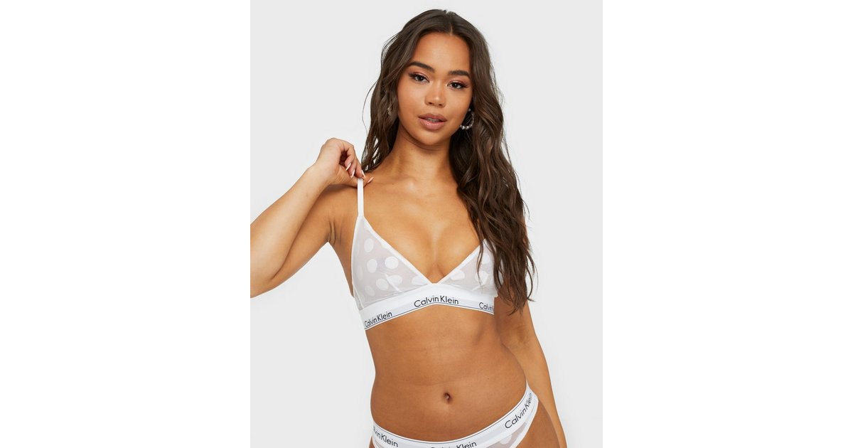 Buy Calvin Klein Underwear UNLINED TRIANGLE - White