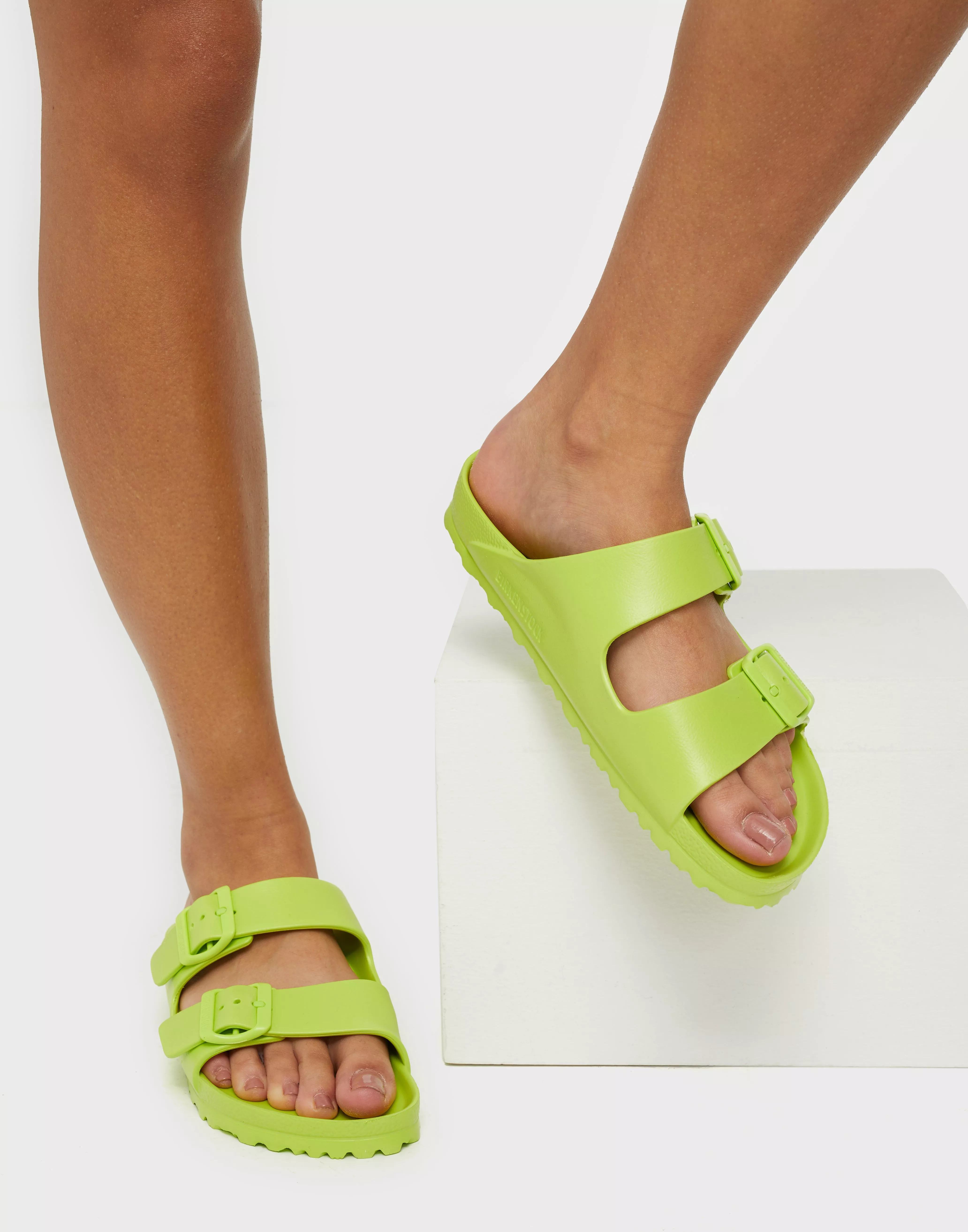 Lime green sale birkenstocks