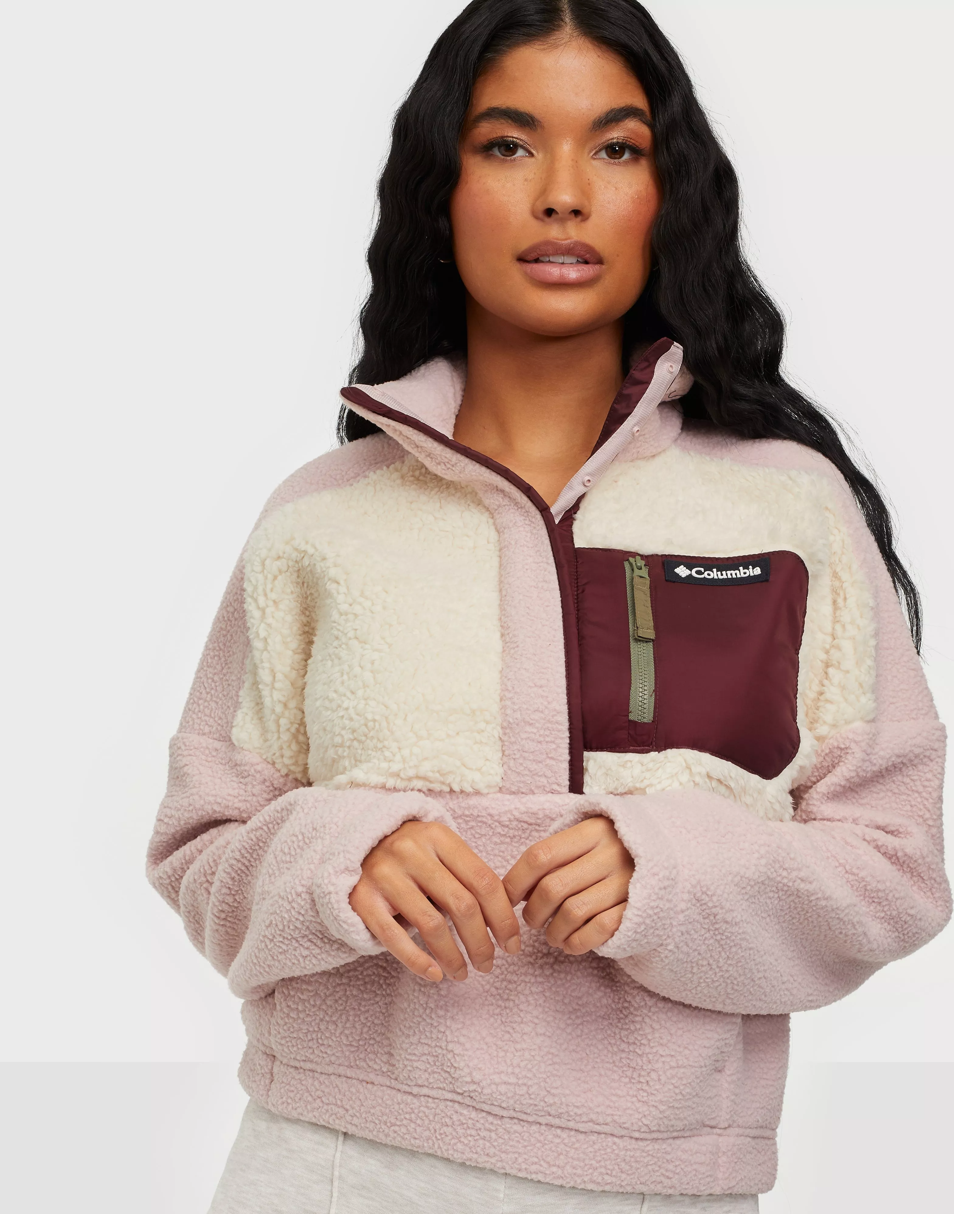 Buy Columbia Columbia Lodge Sherpa Pullover - Pink