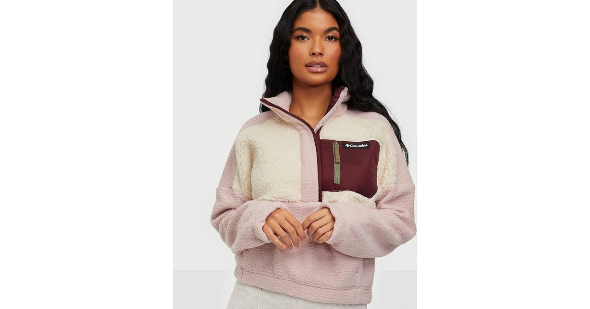 Buy Columbia Columbia Lodge Sherpa Pullover Pink Nelly