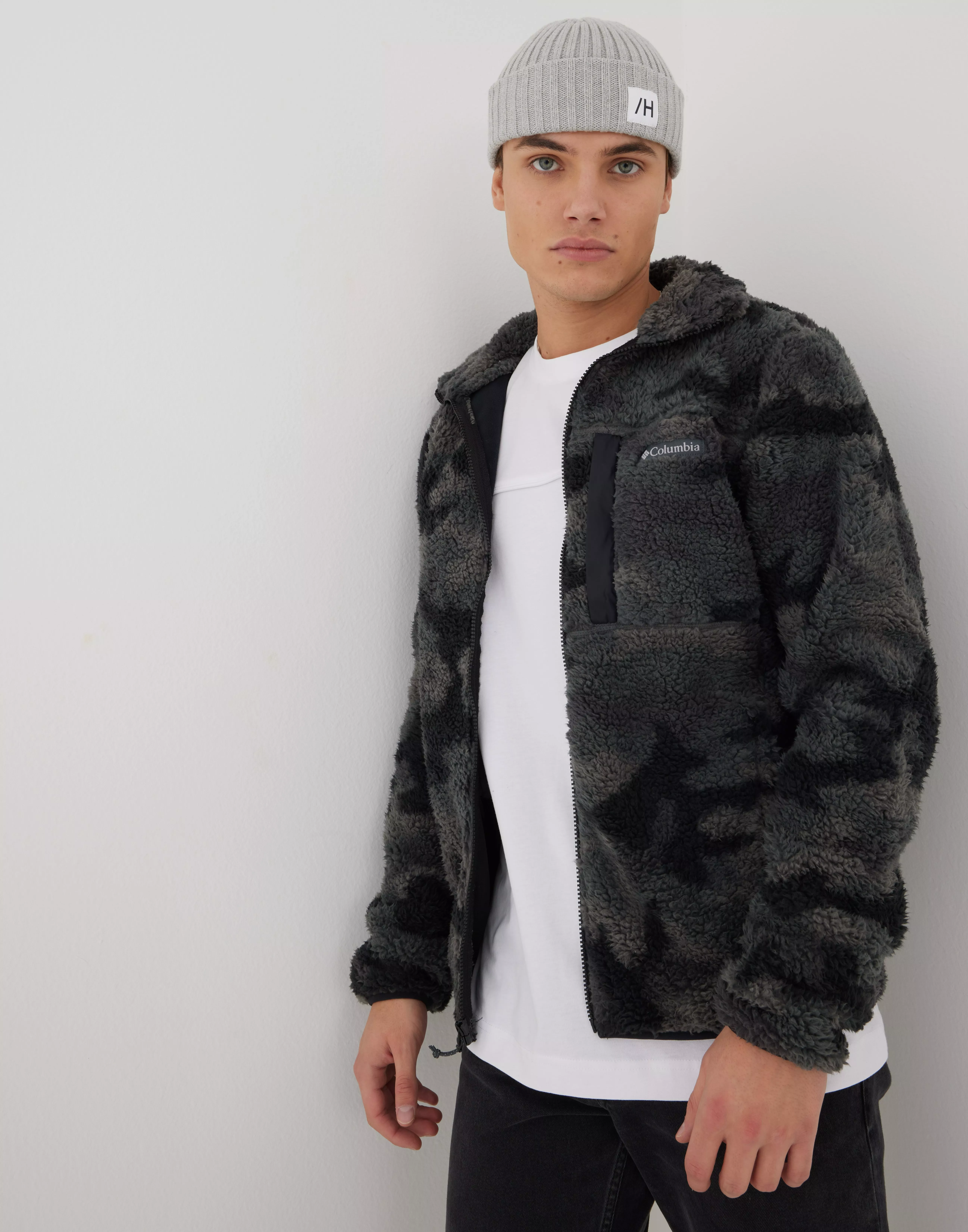 Columbia winter discount pass fleece black