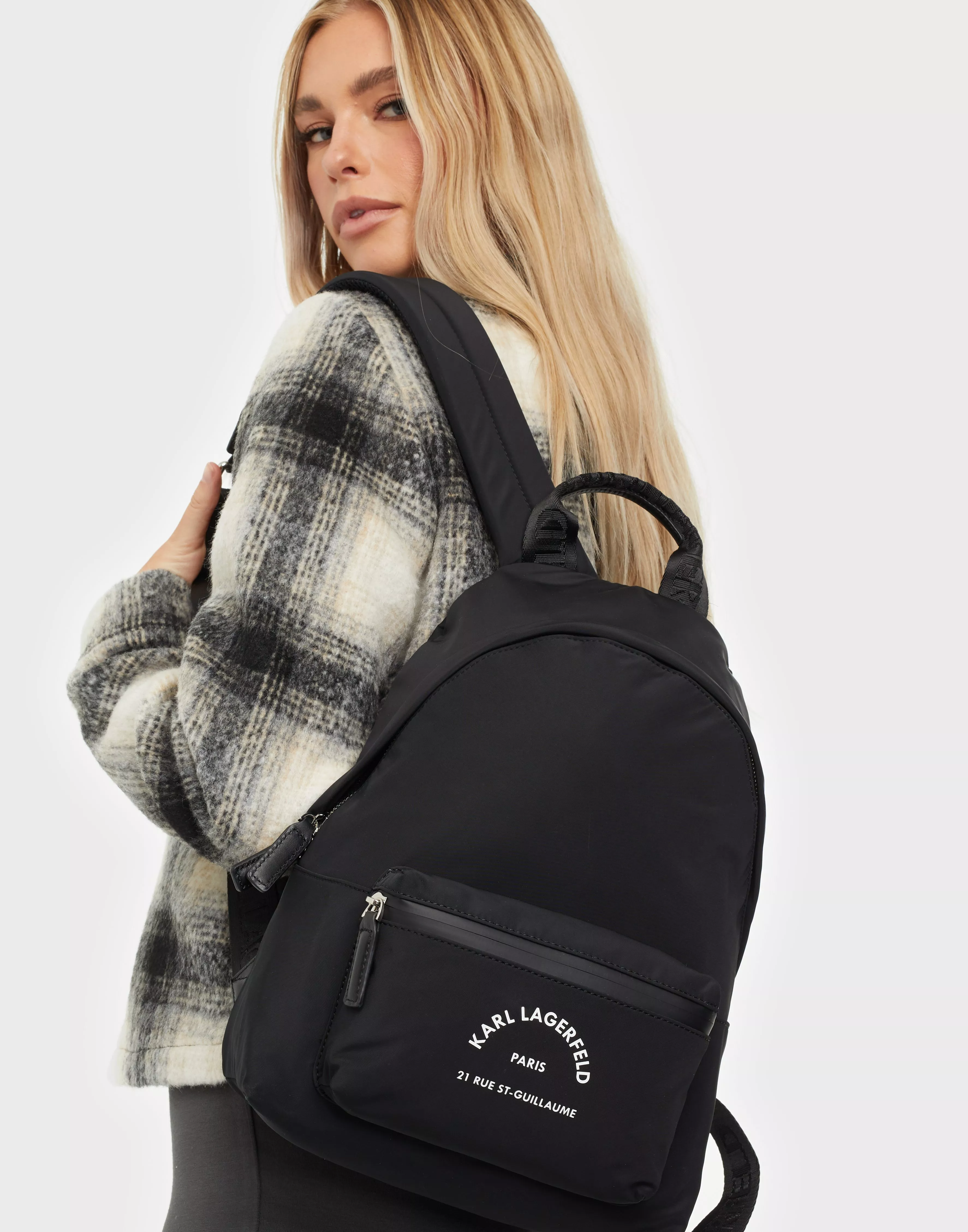 Karl Lagerfeld Rue St Guillaume flat backpack