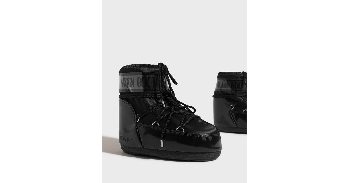 Buy Moonboots MB Classic Low Glance - Black | Nelly.com