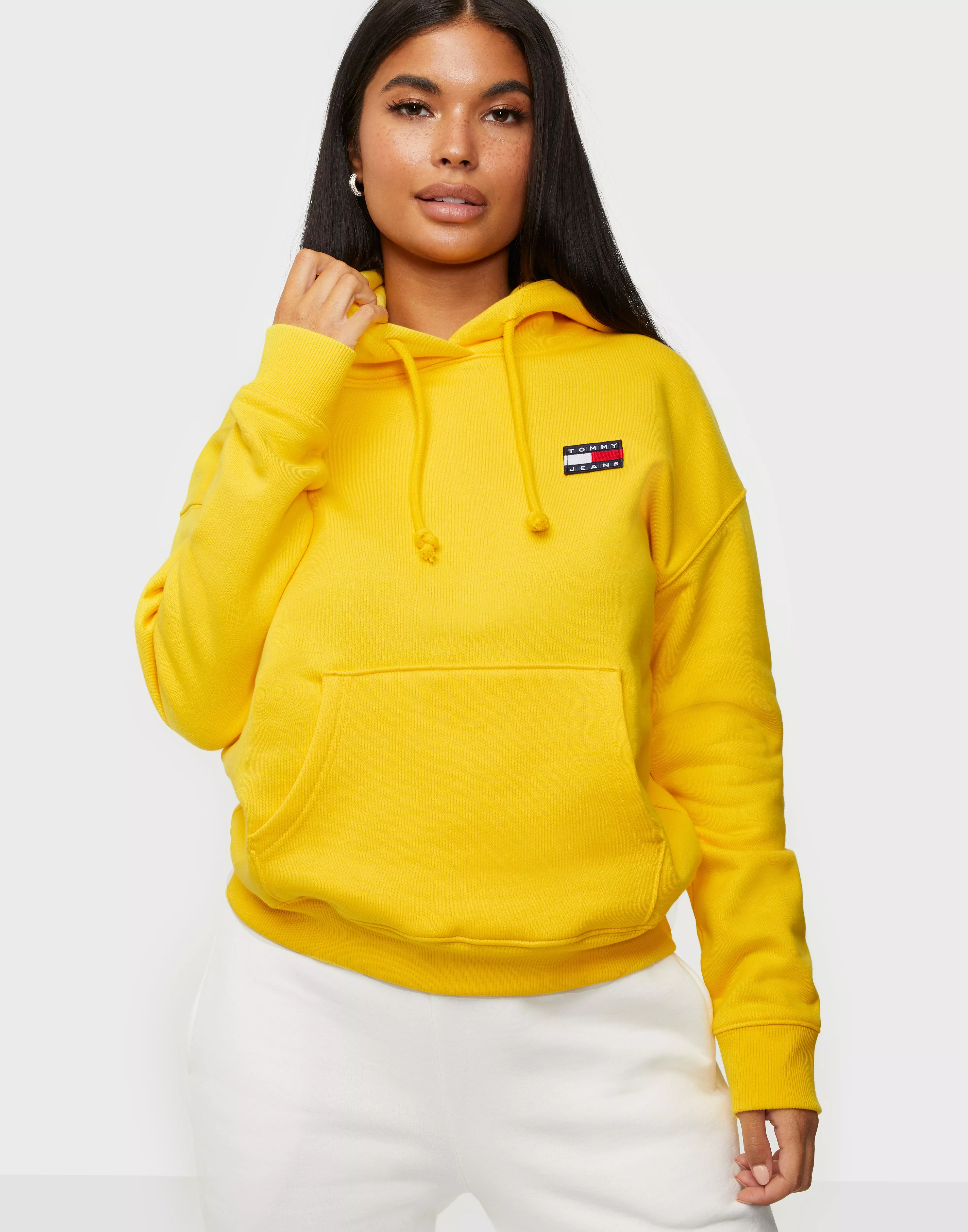 Tommy jeans hot sale hoodie yellow