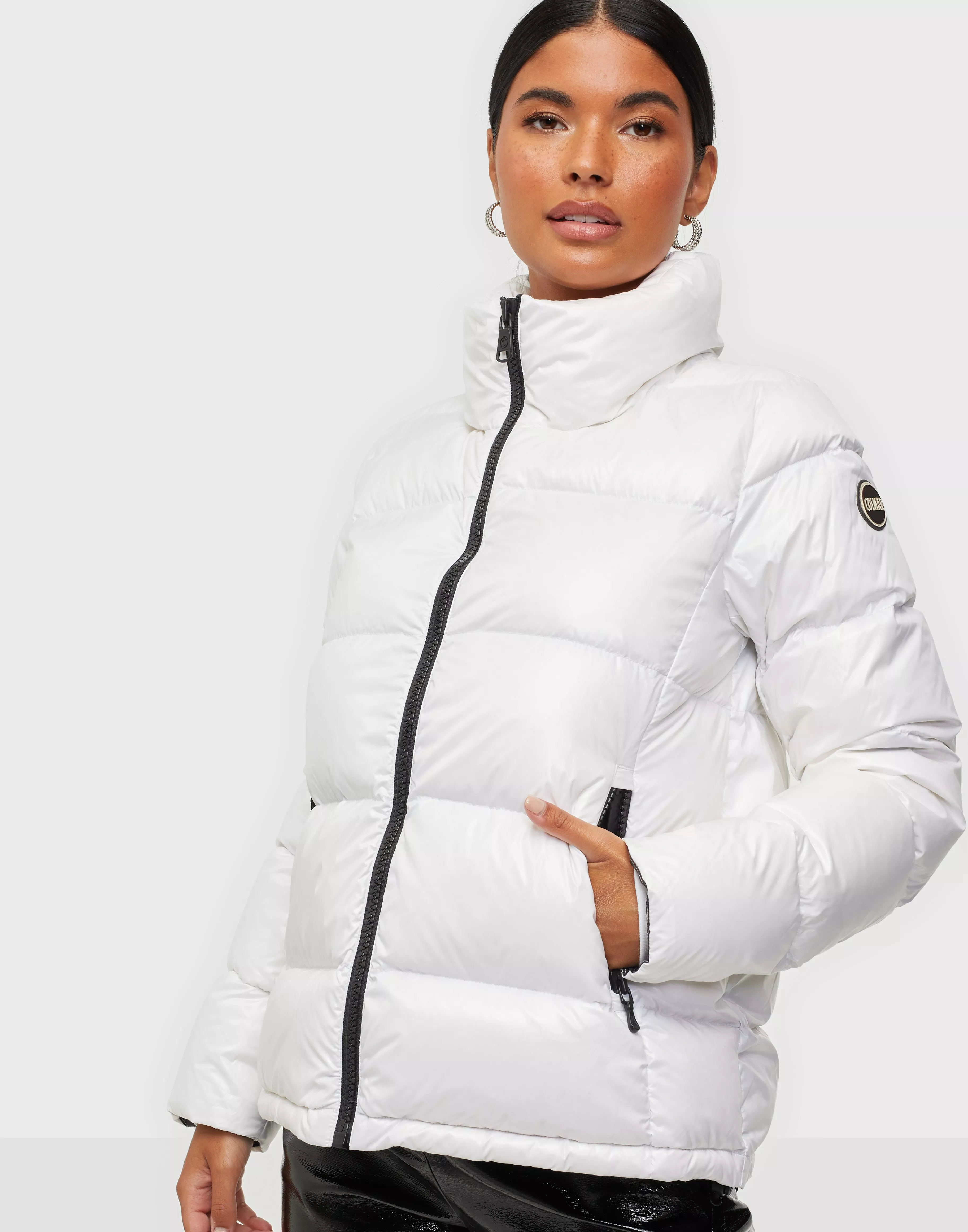 Buy Colmar 2248 Ladies Down Jacket White Black Nelly