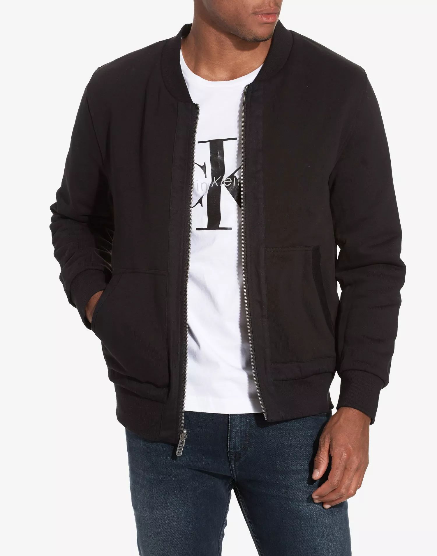 Lima regiment Muligt Buy Calvin Klein Jeans JEB Reversible Quilted Bomber - Meteor | NLY Man