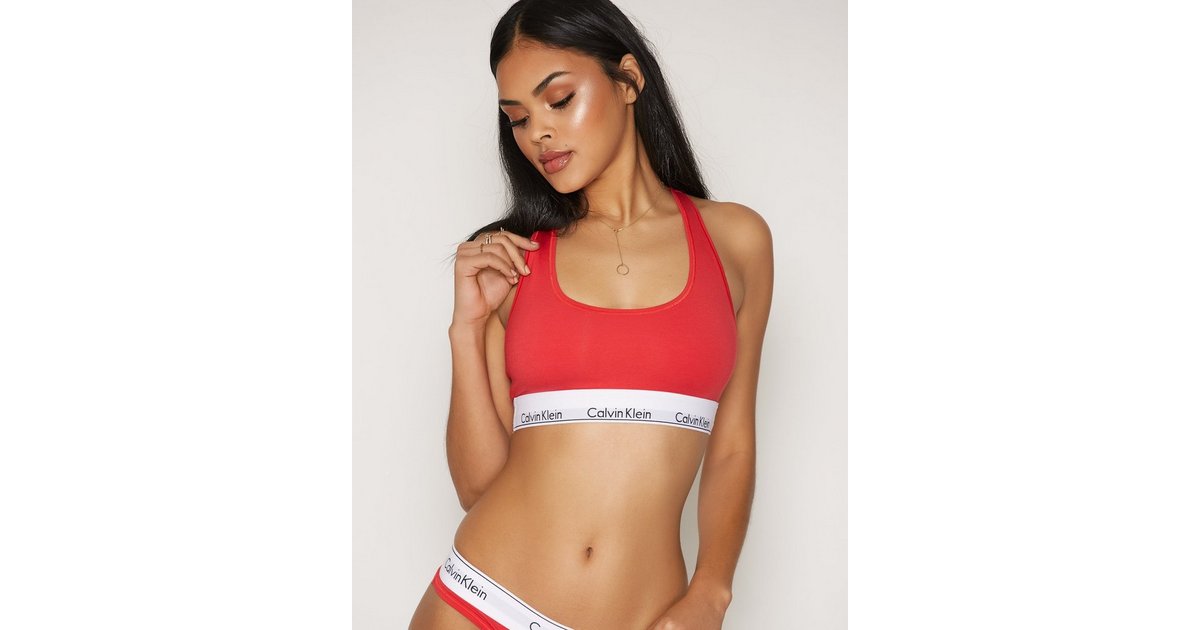 Buy Calvin Klein Underwear Bralette - Red 