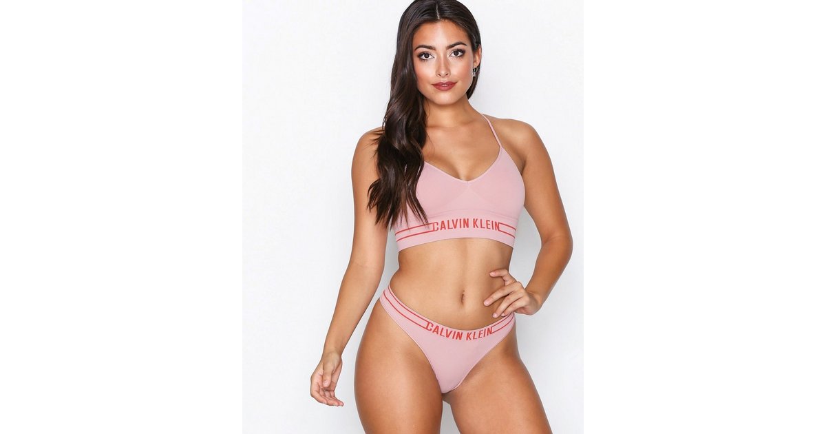 Calvin klein shop pink underwear set