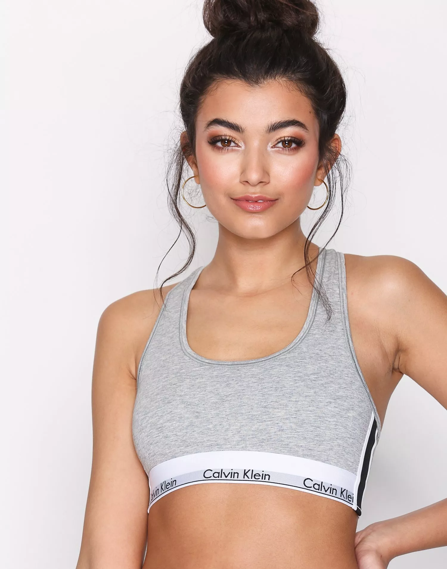 Buy Calvin Klein Underwear Unlined Bralette - Grey 