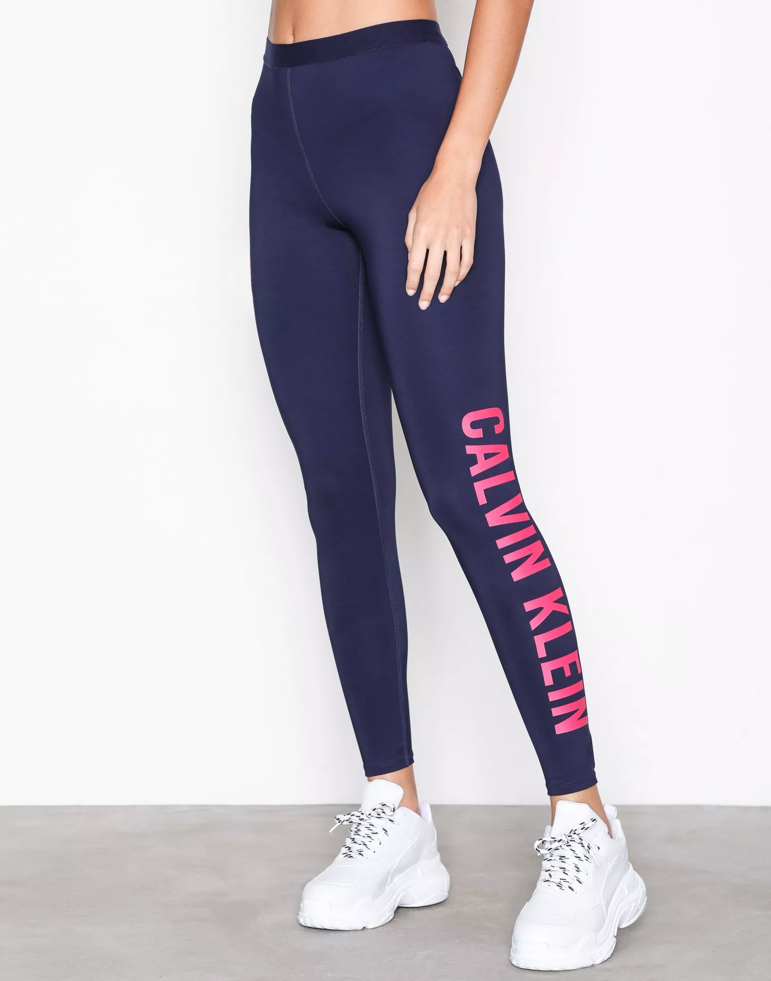 Calvin Klein Performance Logo High-Waist 7/8 Length Leggings - ShopStyle