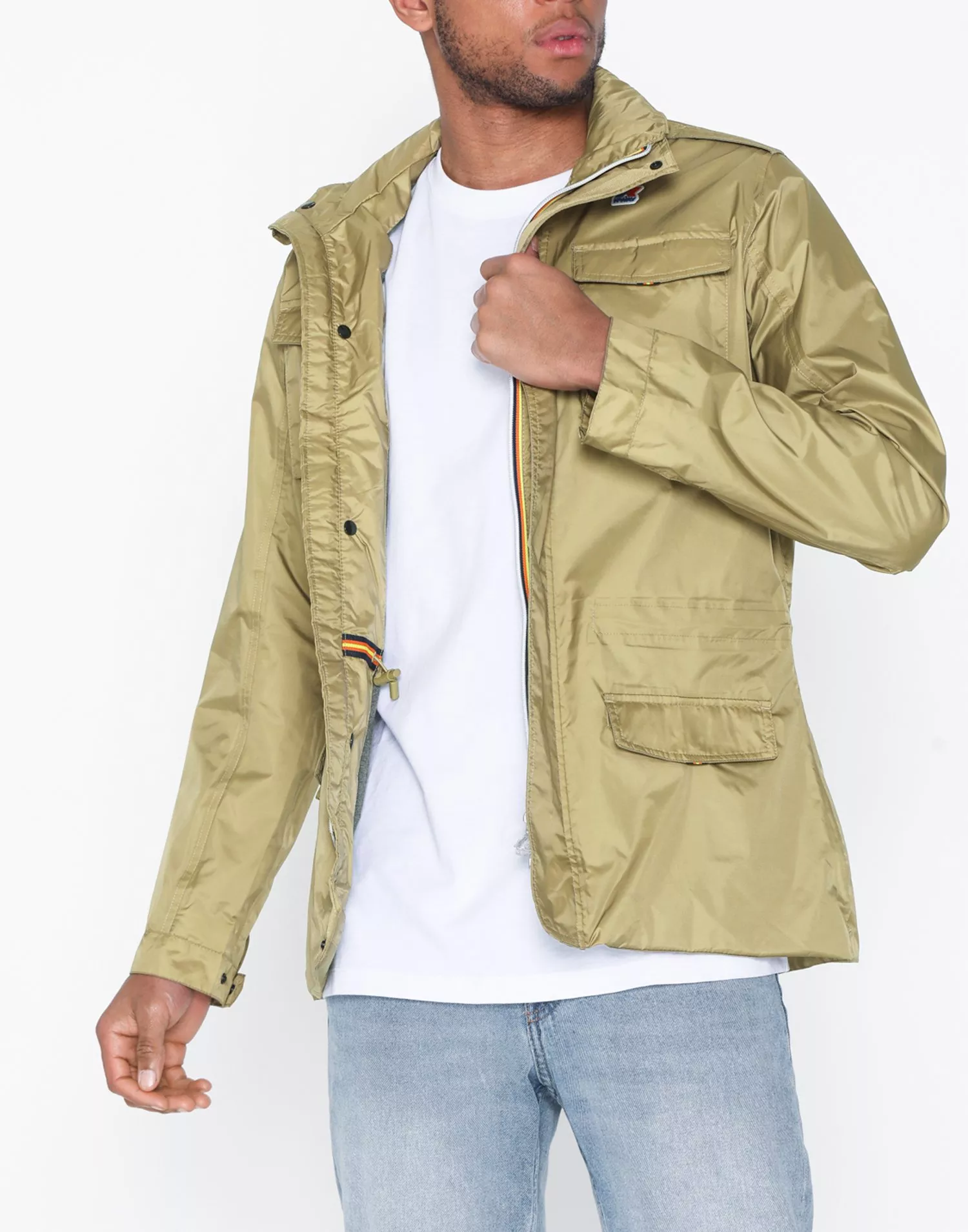 Buy K-WAY Manfield Nylon Jersey Mid - Khaki