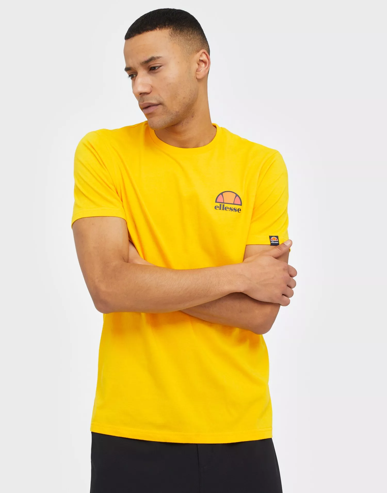 yellow ellesse t shirt