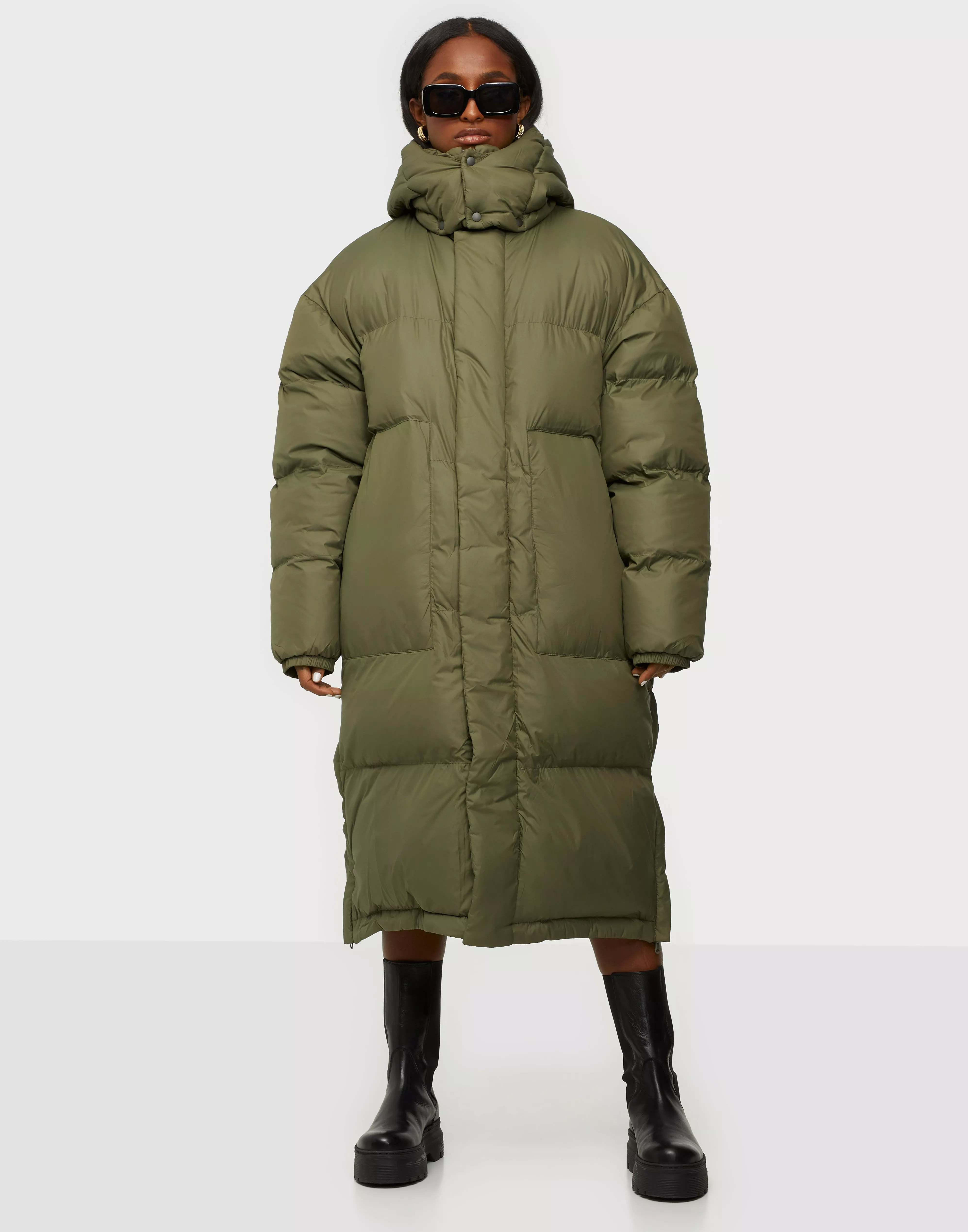 Buy SHU SHU WIDE DOWN JACKET 2 W - Olive | Nelly.com