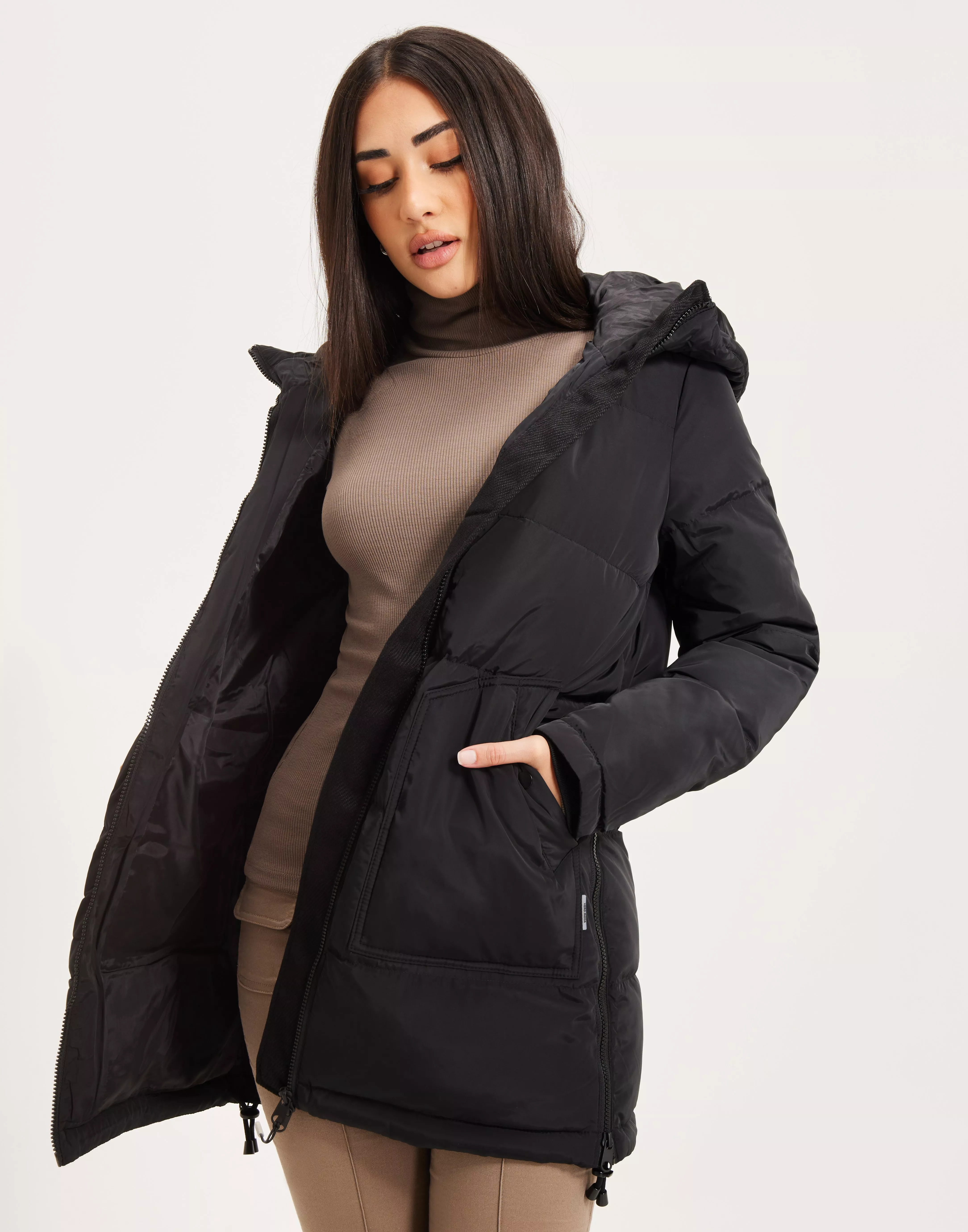 3/4 Moda NOOS Vero Black JACKET - VMOSLO Buy DOWN