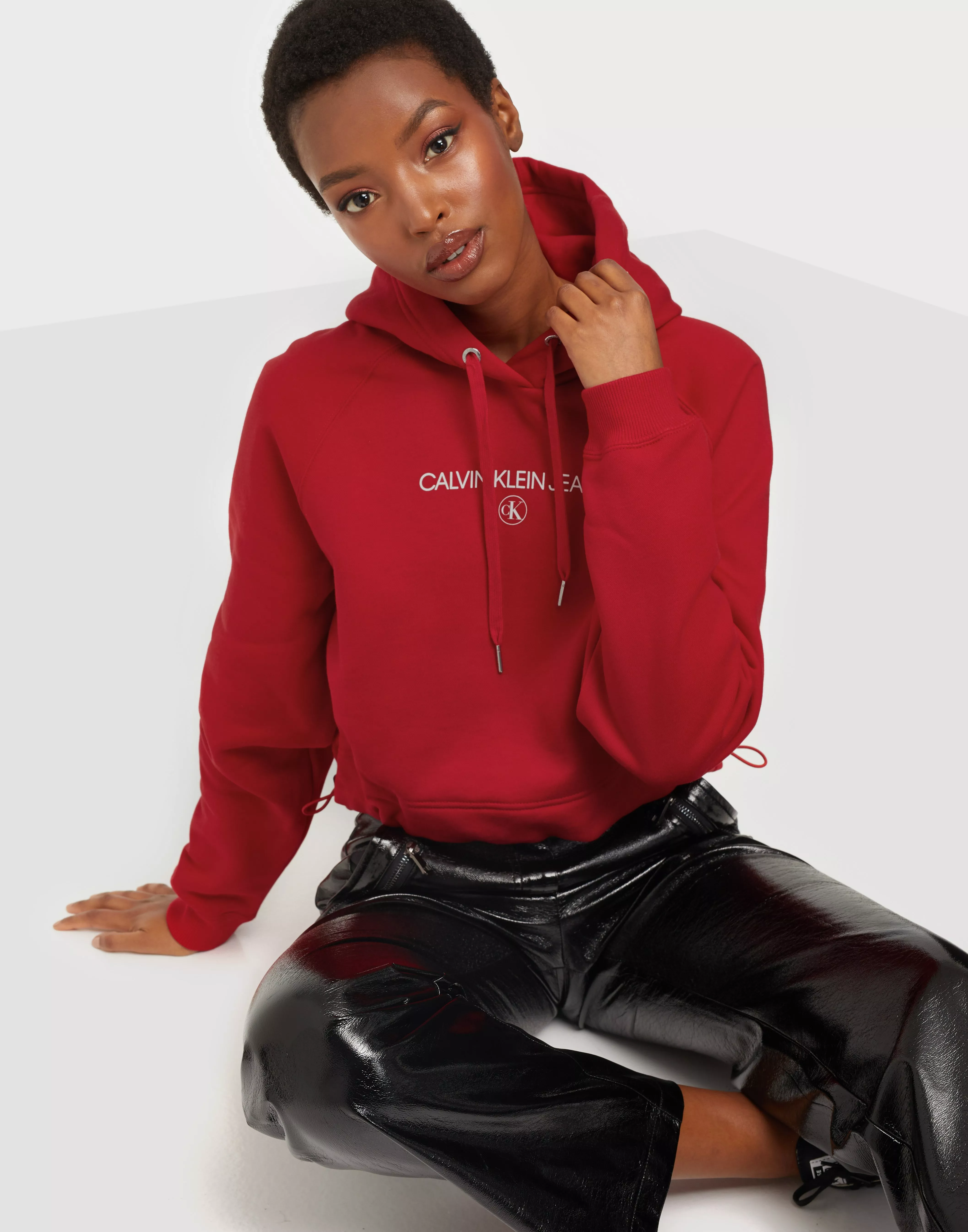 Calvin klein 2024 hoodie red